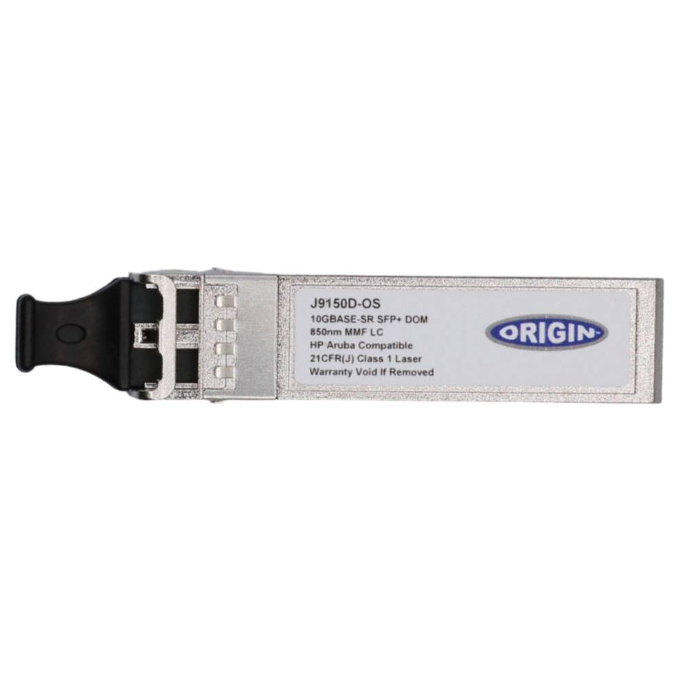 Rca Informatique - image du produit : ORIGIN 10G SFP+ LC SR 300M MMF TRANSCEIVER HP ARUBA COMPATIBLE