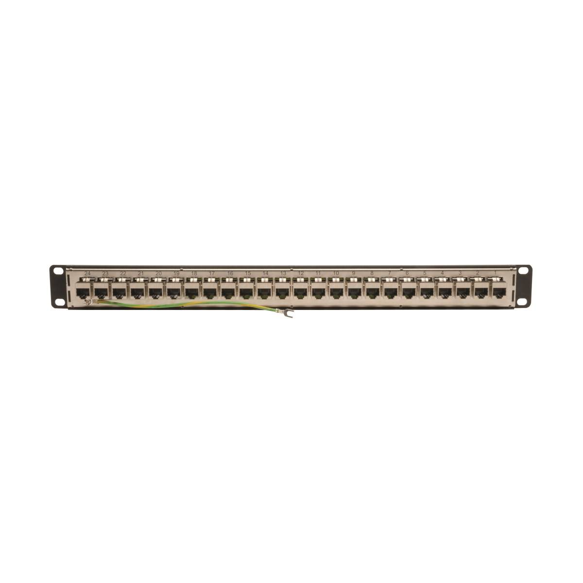 Rca Informatique - image du produit : 24-PORT 1U CAT6/CAT5 PATCH PANEL