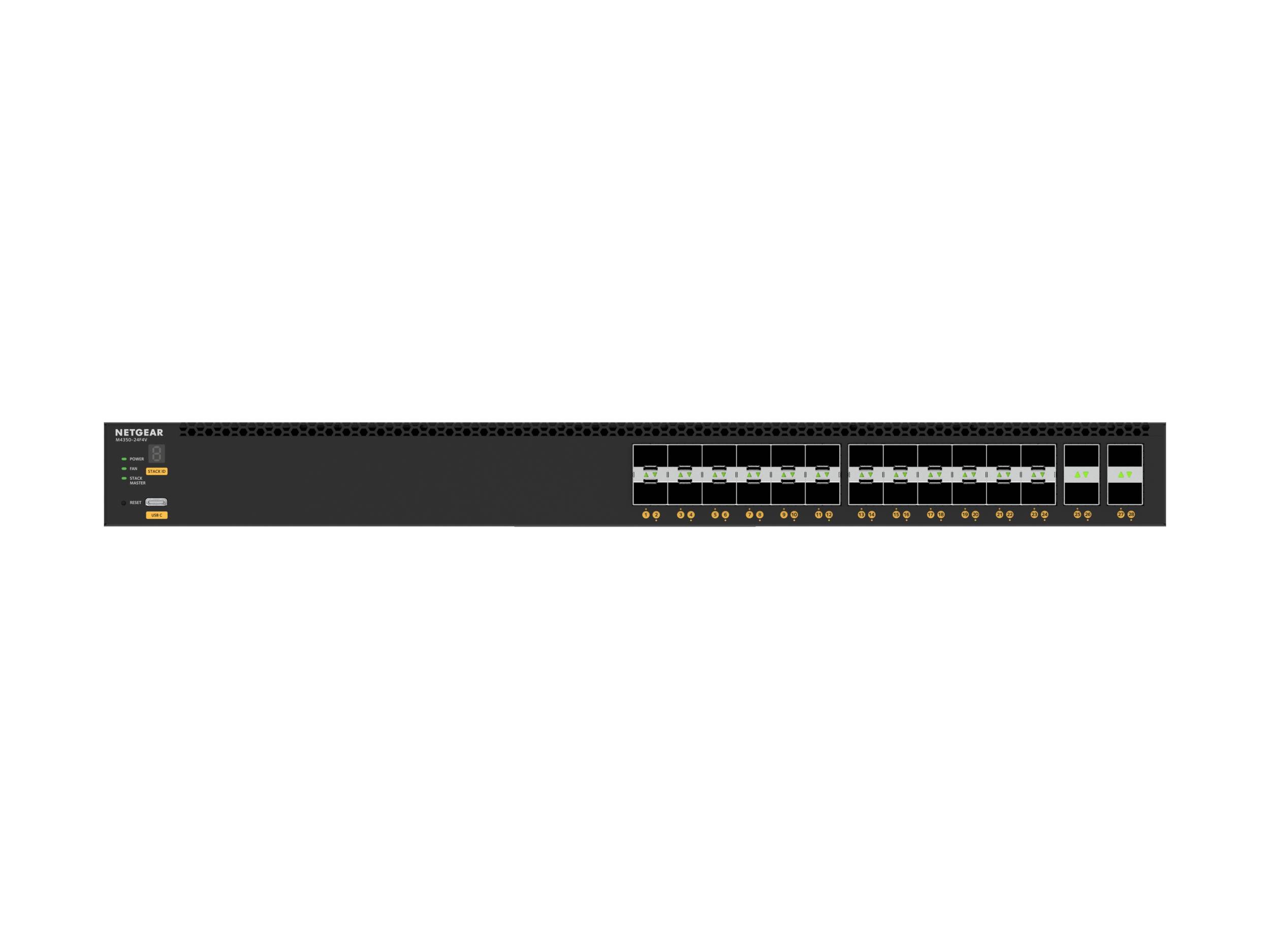 Rca Informatique - image du produit : 28PT M4350-24F4V MANAGED SWITCH