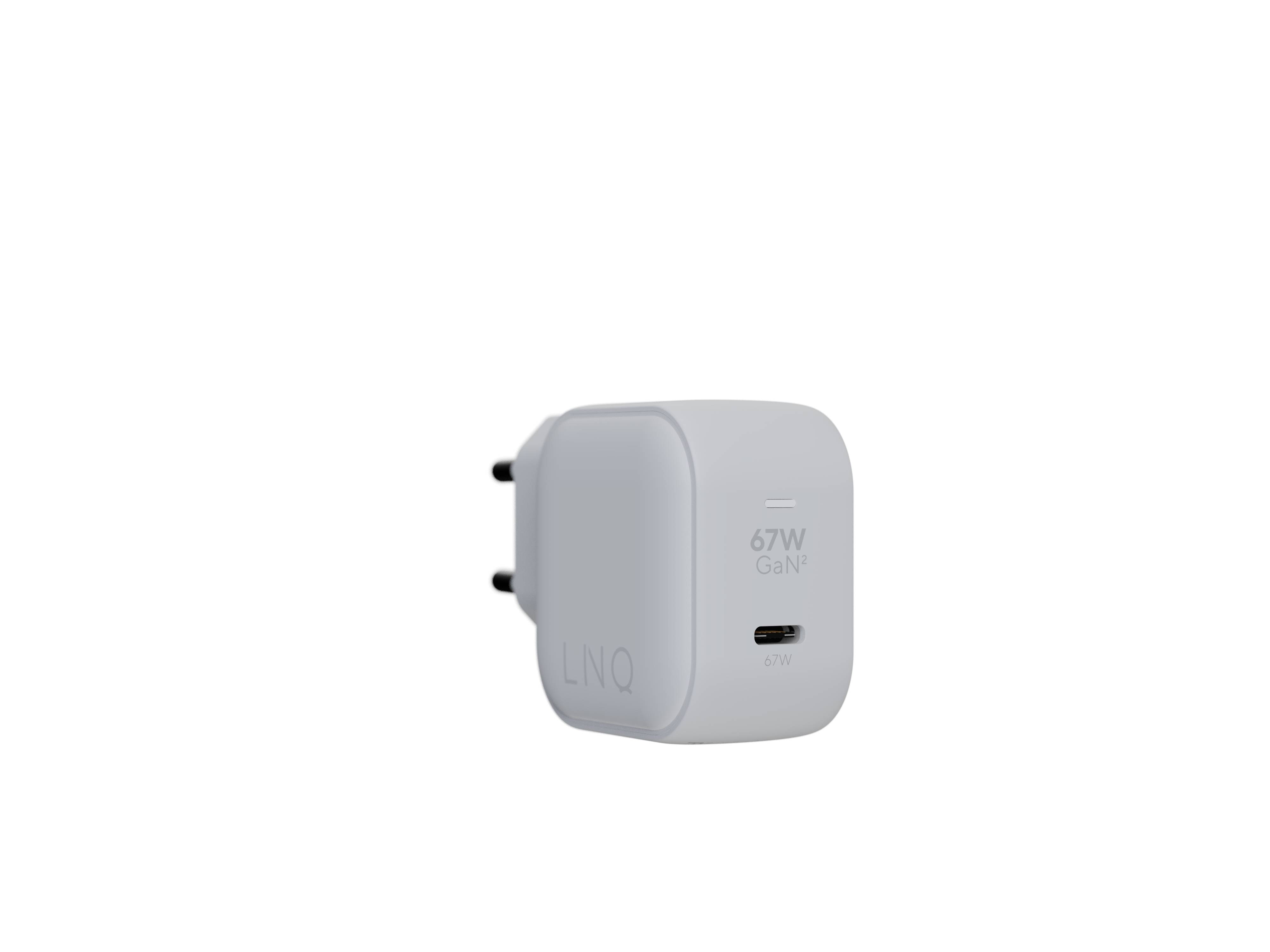 Rca Informatique - image du produit : WALL CHARGER 67W GAN2 LINQ RECYCLED ABS WHITE