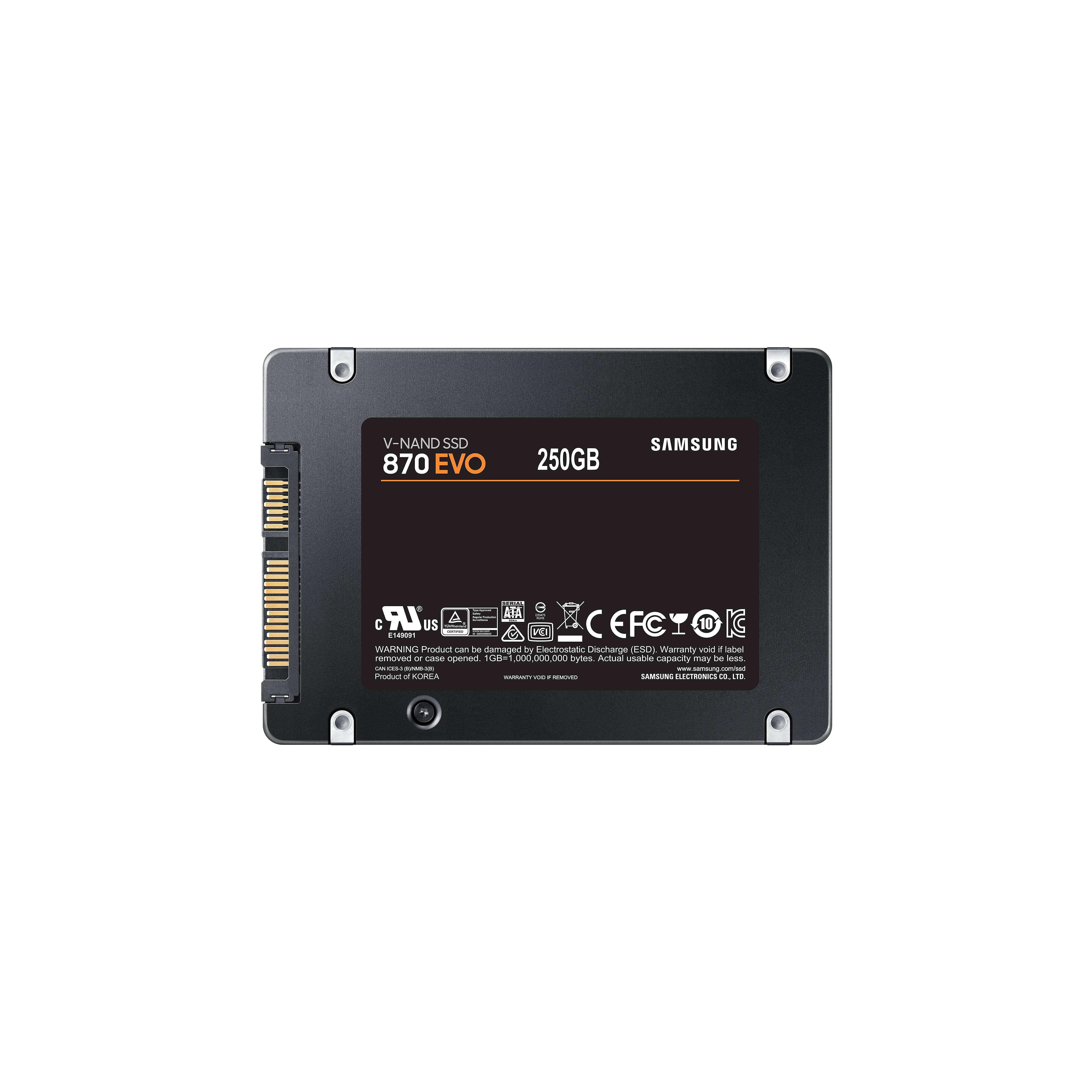 Rca Informatique - image du produit : SSD 870 EVO 2.5IN 250GB SATA 6 PROMOTION