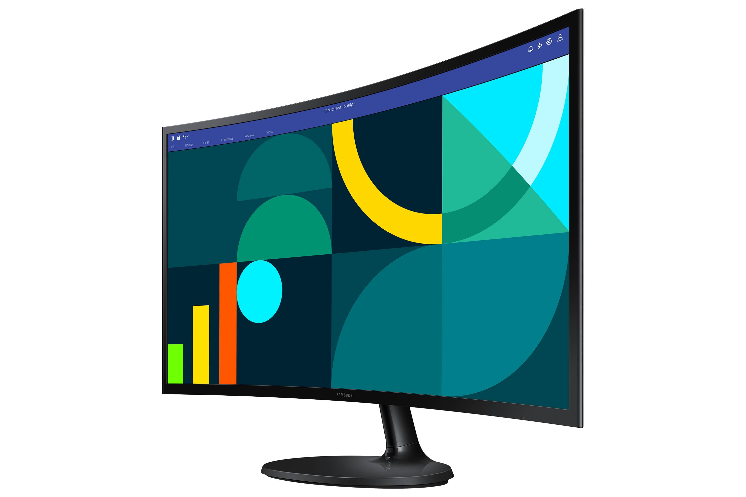 Rca Informatique - image du produit : S27D364GAU 27IN 1800R FHD 1920X1080 100HZ VA 4MS 1800R 250