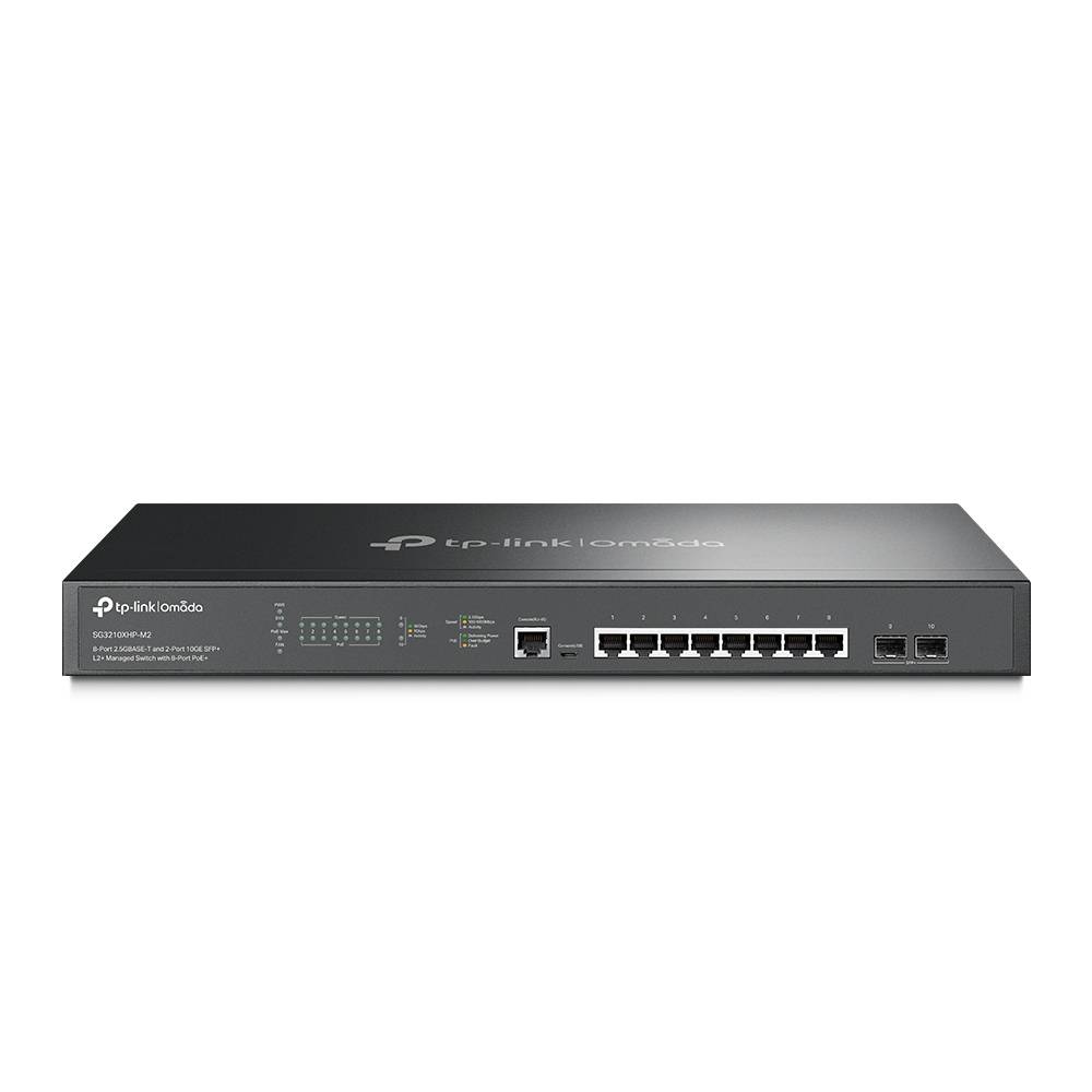 Rca Informatique - Image du produit : 8-PORT 2.5G L2+ MANAGED SWITCH WITH 2 SFP 8X POE+