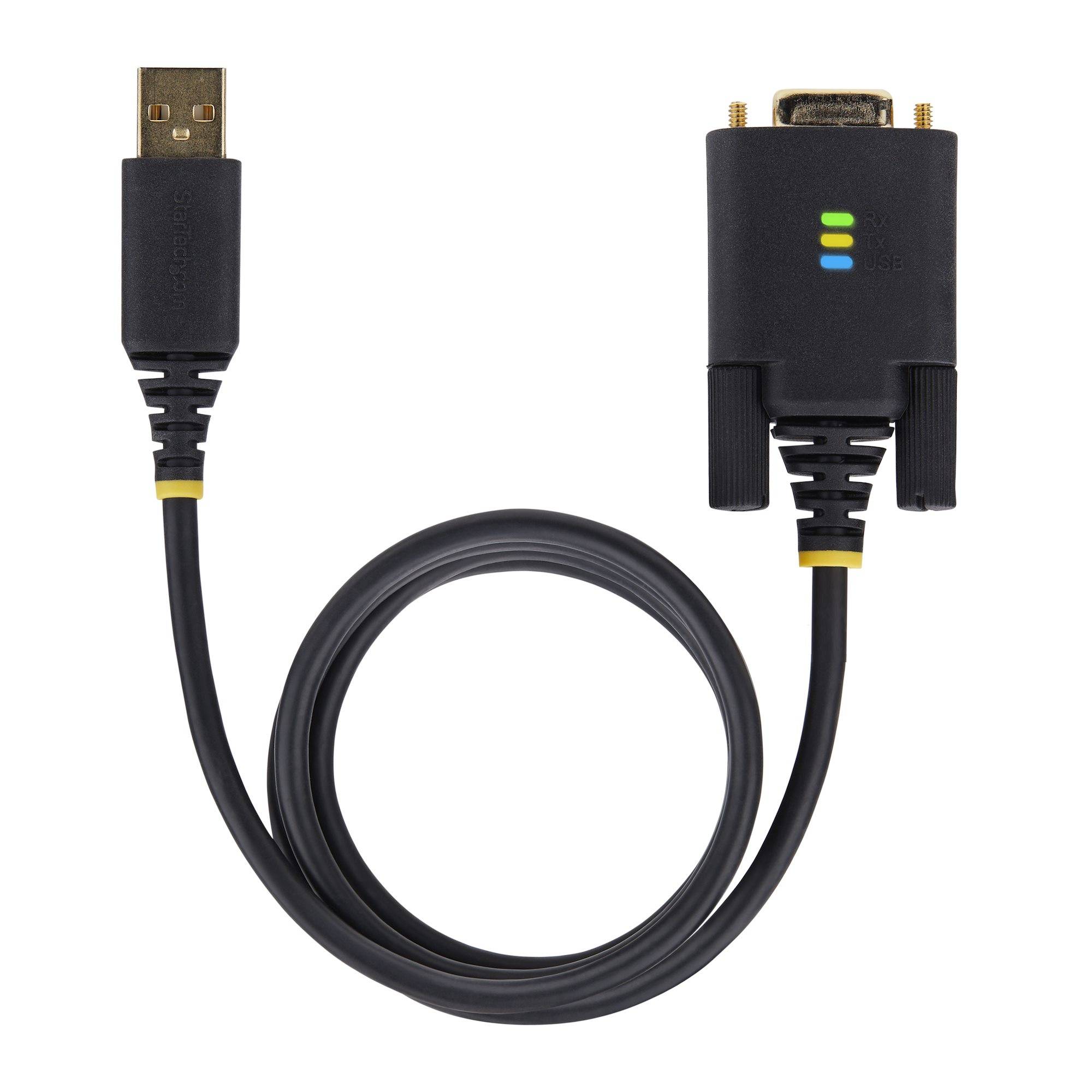 Rca Informatique - image du produit : USB TO SERIAL DCE CABLE USB TO NULL MODEM SERIAL ADAPTER