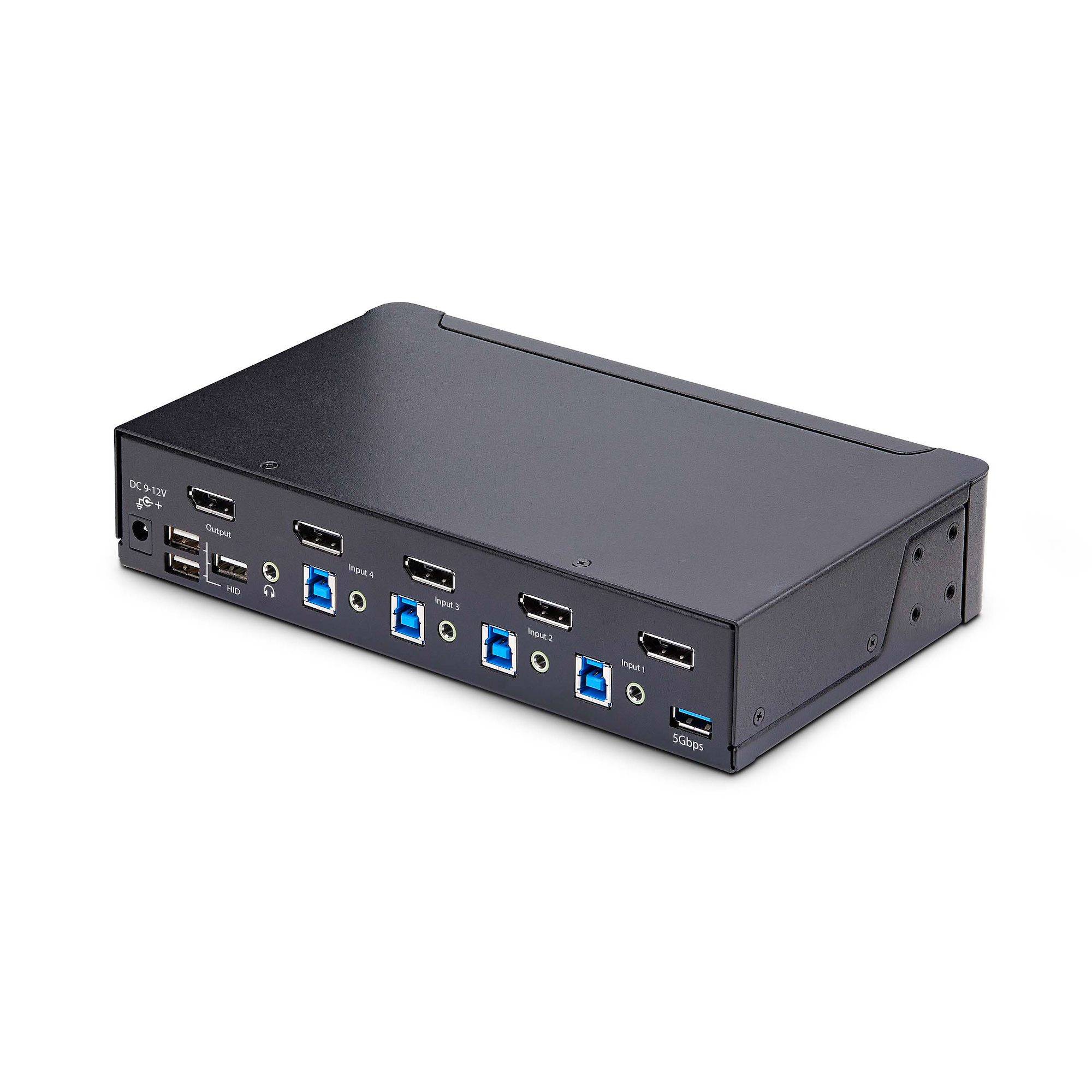 Rca Informatique - image du produit : 4-PORT DISPLAYPORT KVM SWITCH - 8K 60HZ HOTKEYS TAA COMPLIANT