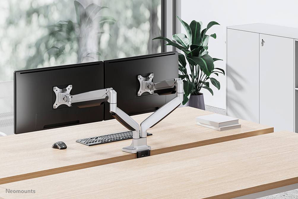 Rca Informatique - image du produit : NEOMOUNTS DESK MOUNT F/10-32IN SILVER