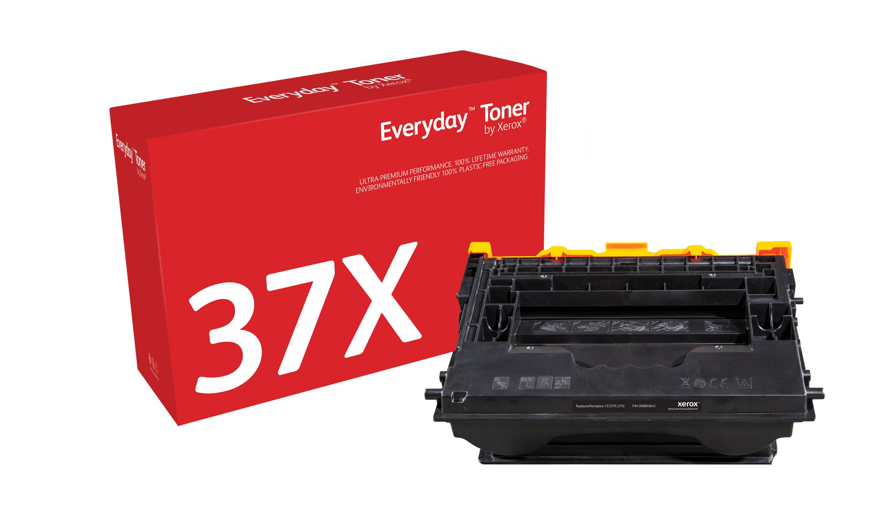 Rca Informatique - Image du produit : HIGH YIELD BLACK TONER CARTRIDGE LIKE HP 37X FOR