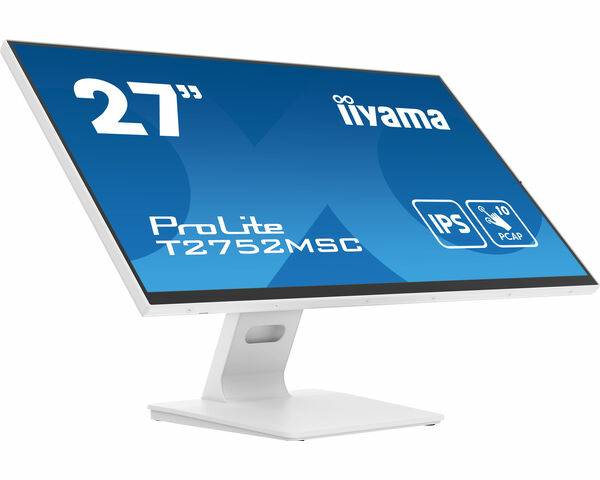 Rca Informatique - Image du produit : T2752MSC-W1 27IN IPS FHD PCAP 400CD/HDMI/DP/2USB/WHITE