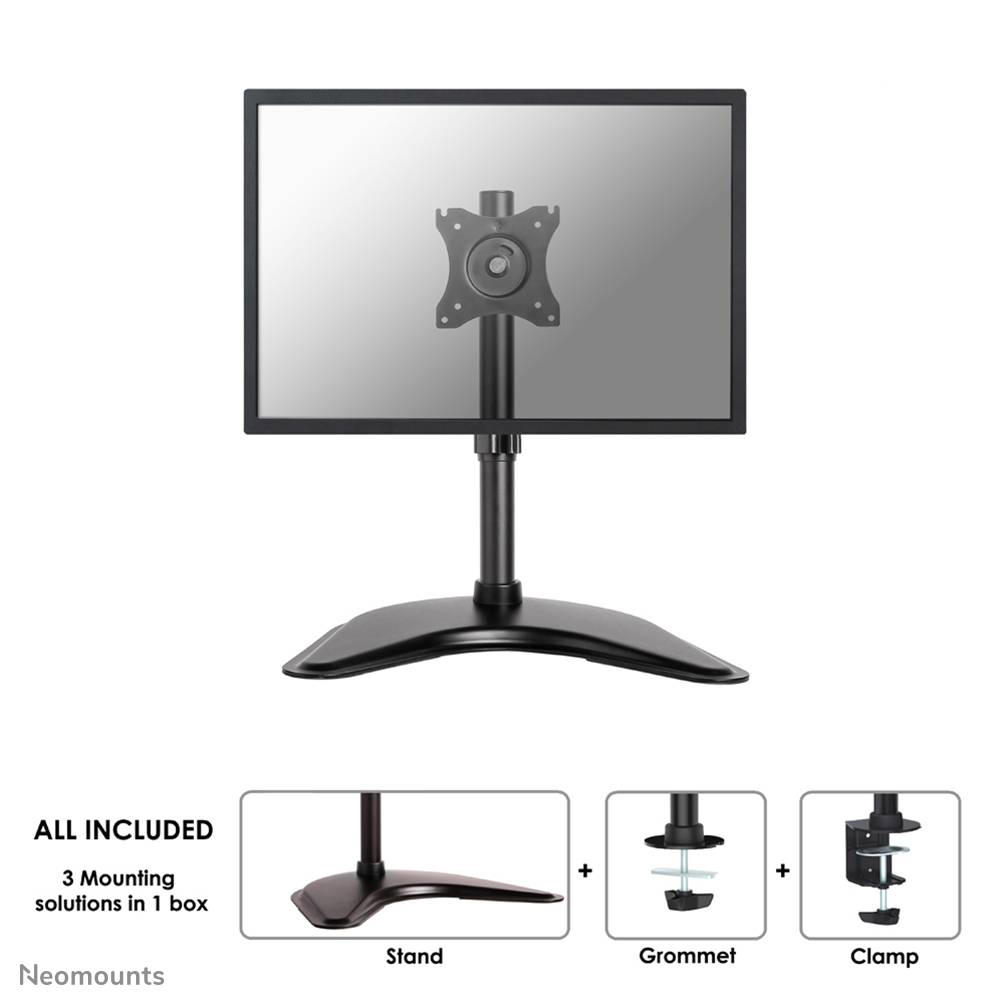 Rca Informatique - image du produit : DESK MOUNT 10-30IN TLT/ROT/SWI STND/CLMP/GRM.M10KG.75X75TO100X1