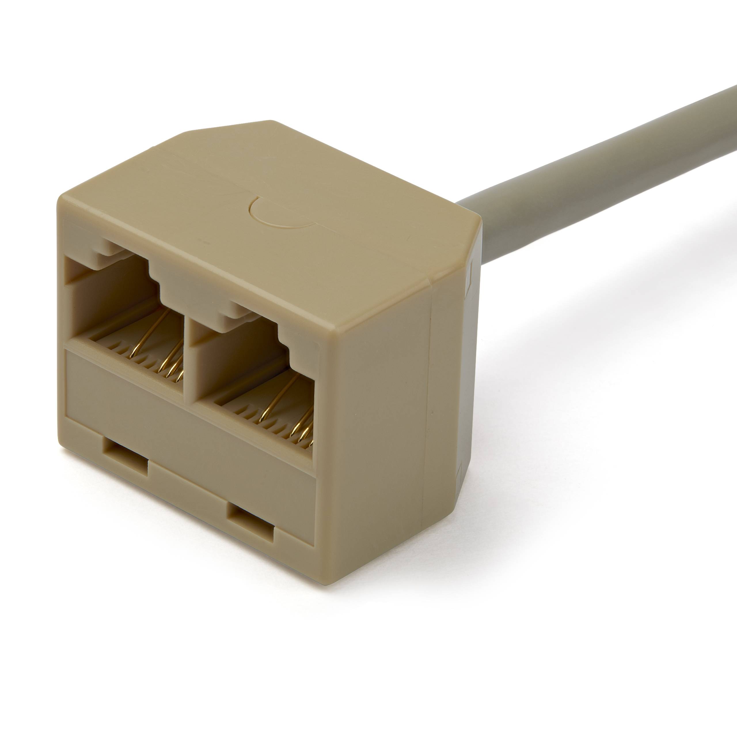 Rca Informatique - image du produit : 2-TO-1 RJ45 SPLITTER CABLE ADAPTER - F/M