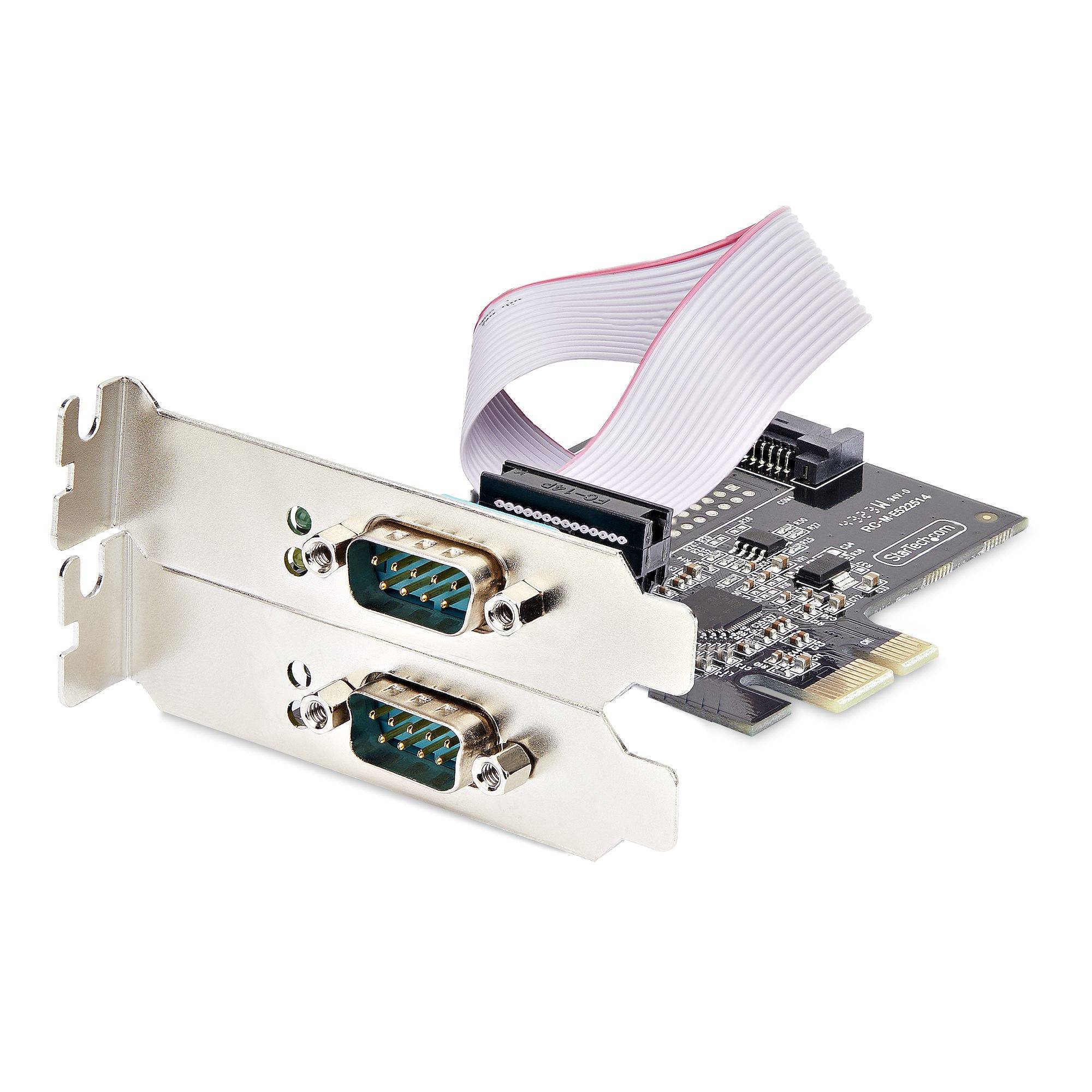 Rca Informatique - image du produit : 2-PORT SERIAL PCIE CARD PCI EXPRESS RS232/RS422/RS485