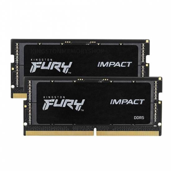 Rca Informatique - Image du produit : 32GB DDR5-4800MHZ CL38 SODIMM (KIT OF 2) FURY IMPACT