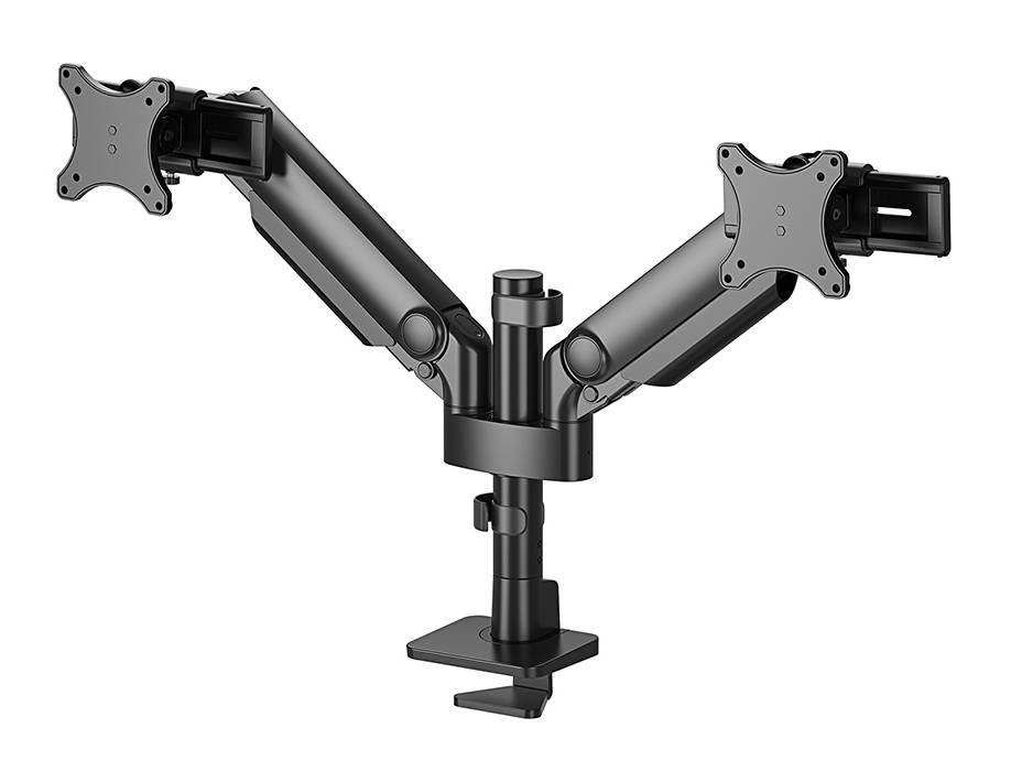 Rca Informatique - image du produit : NEXT ONE SL DESK MOUNT DOUBLE DISPLAY SLIDING VESA BLACK