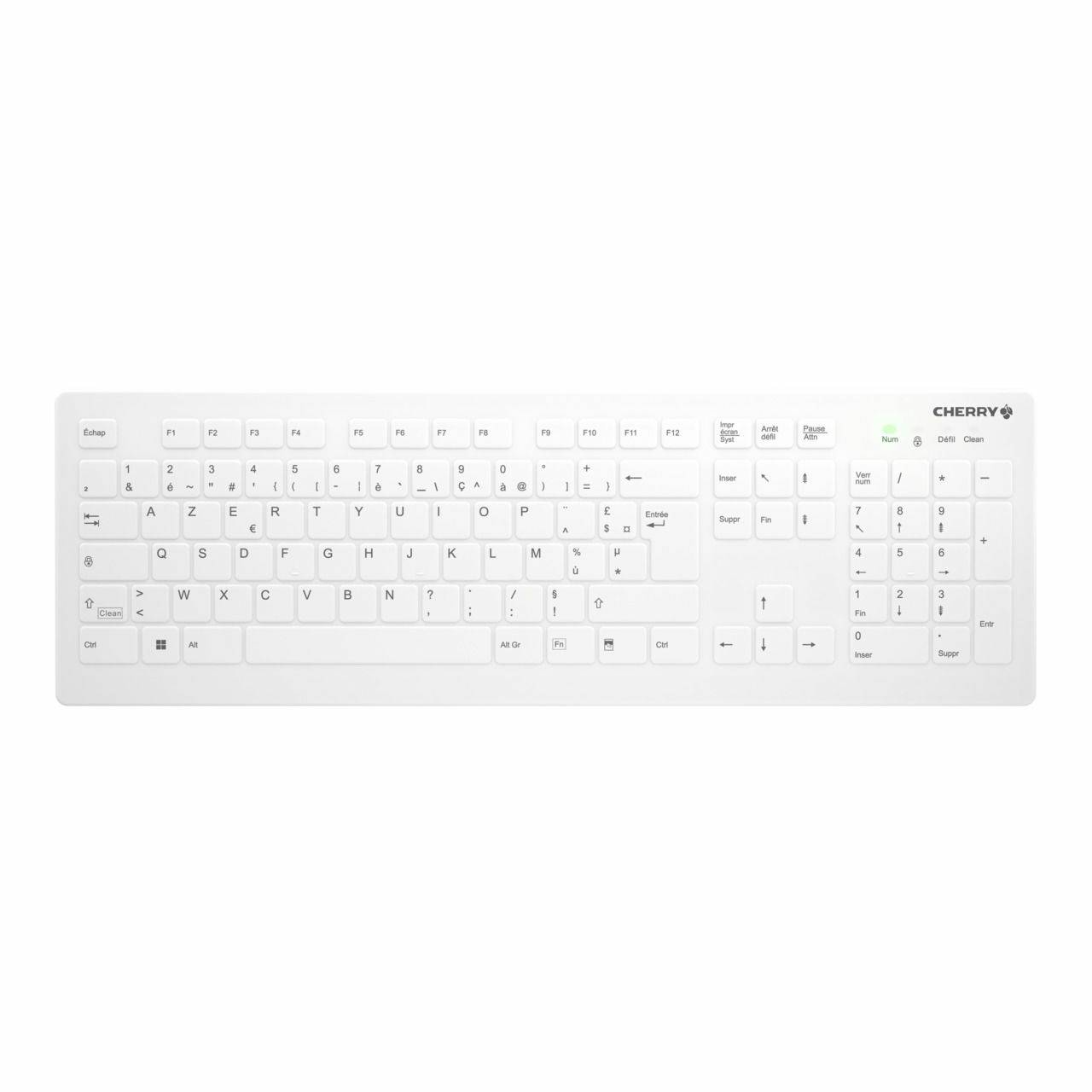 Rca Informatique - image du produit : AK-C8112 MEDICAL KEYBOARD WL WHITE