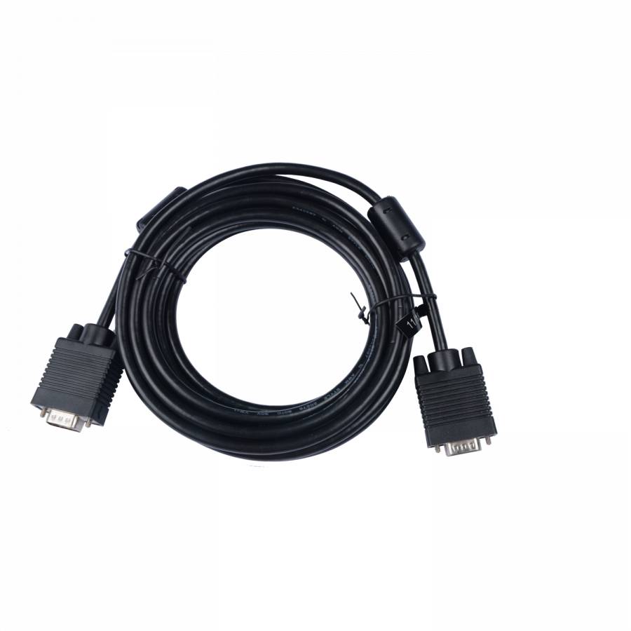 Rca Informatique - image du produit : VGA CABLE 1080P 5M 16.4FT BLACK VGA TO VGA 1080P FHD VIDEO CABLE