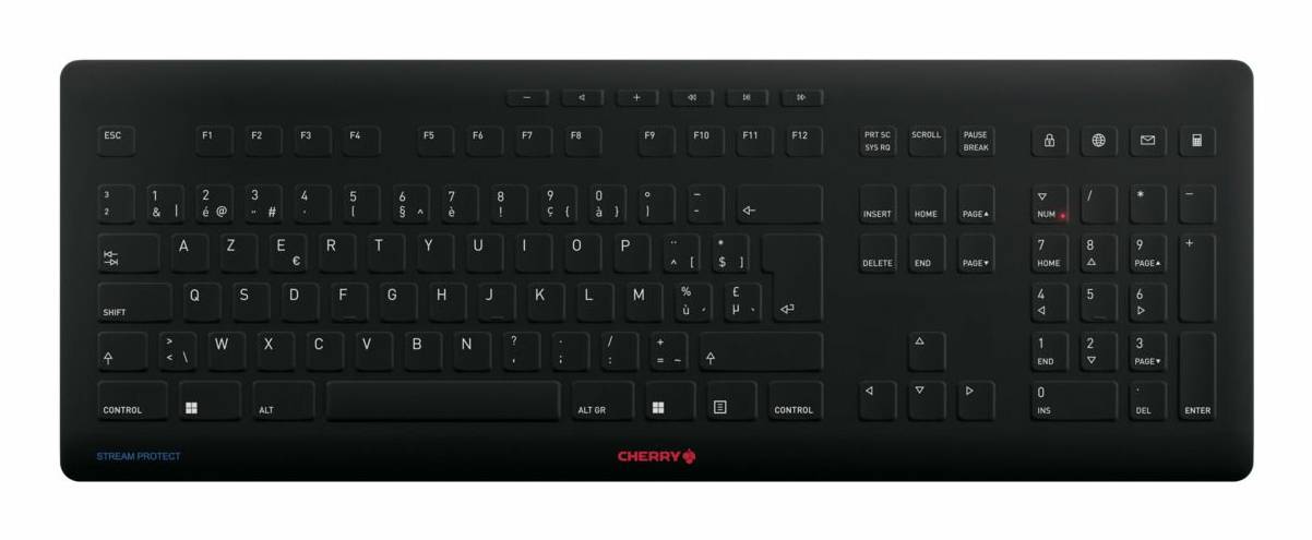 Rca Informatique - image du produit : STREAM PROTECT WIRELESS BE BLACK AZERTY