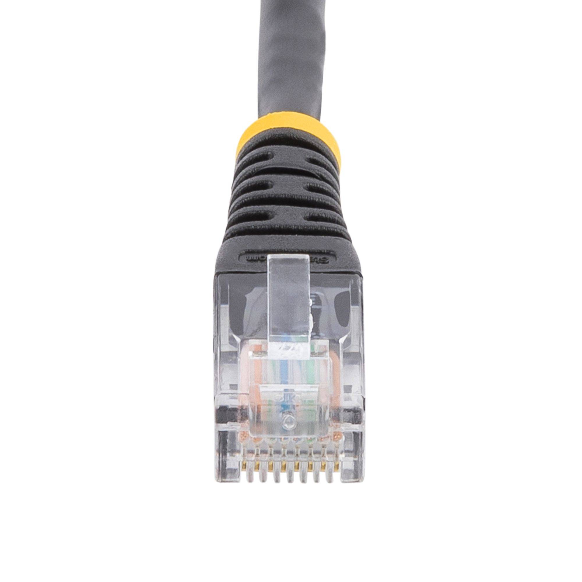 Rca Informatique - image du produit : CABLE PATCH UTP CAT5E NOIR MOULE