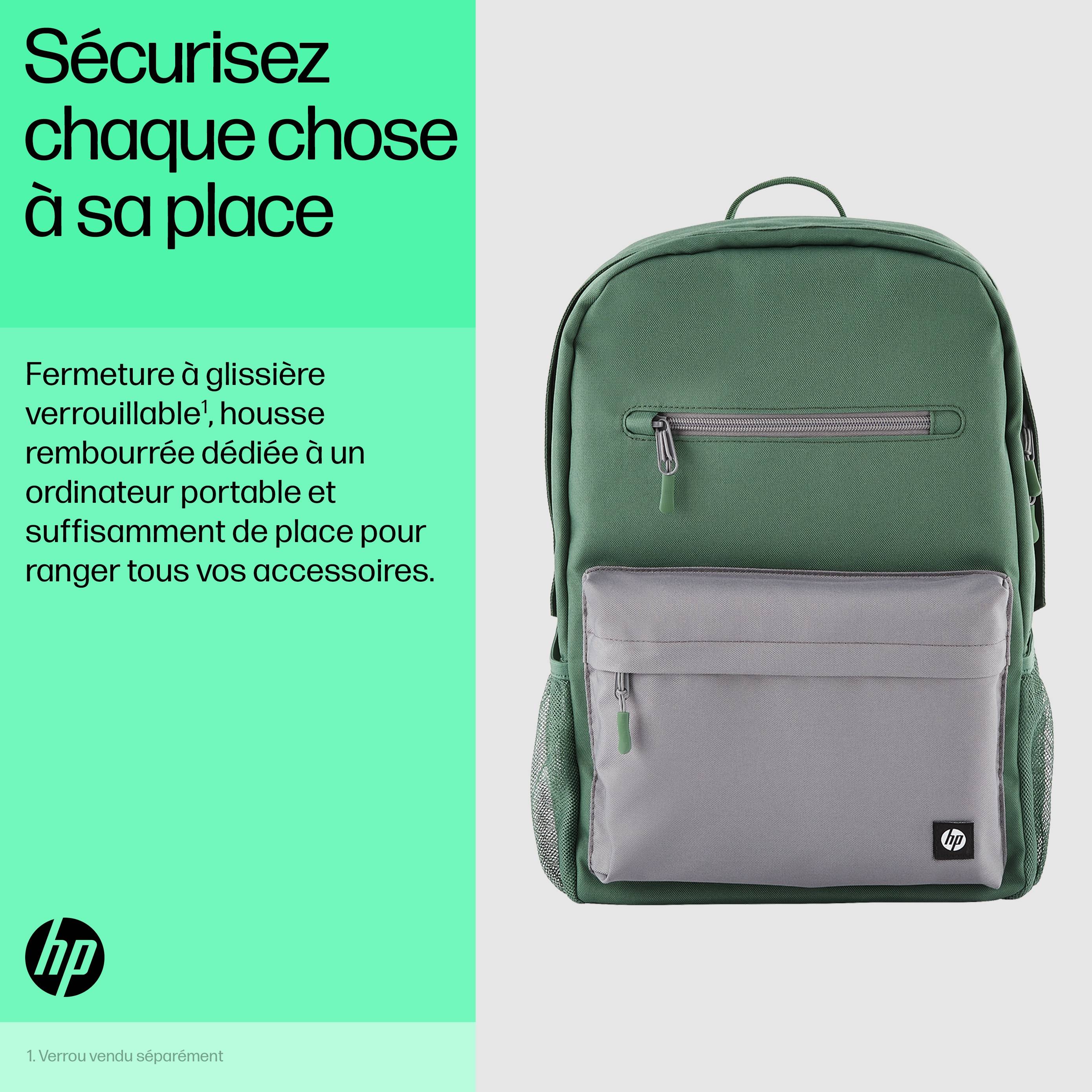 Rca Informatique - image du produit : HP CAMPUS GREEN BACKPACK