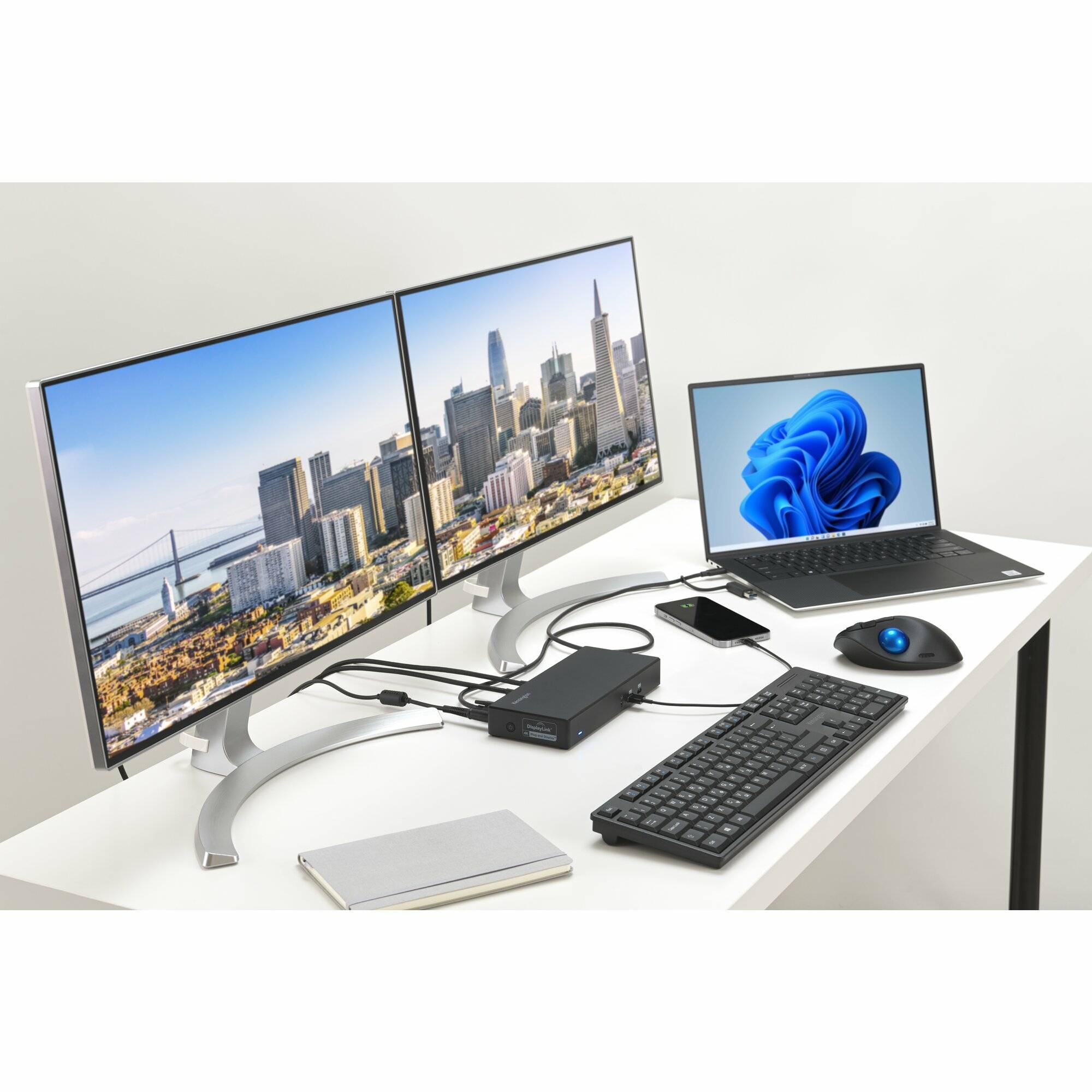 Rca Informatique - image du produit : KENSINGTON SD4781P USB-C USB-A DUAL 4K DOCKING STATION