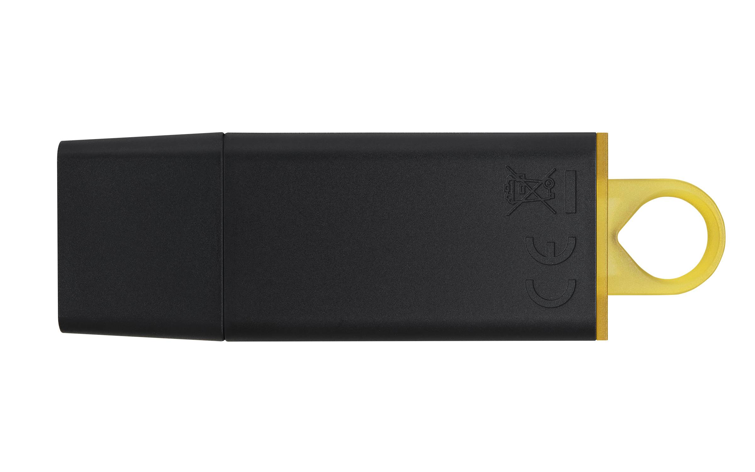 Rca Informatique - image du produit : 128GB DT EXODIA USB 3.2 GEN 1 (BLACK + YELLOW)