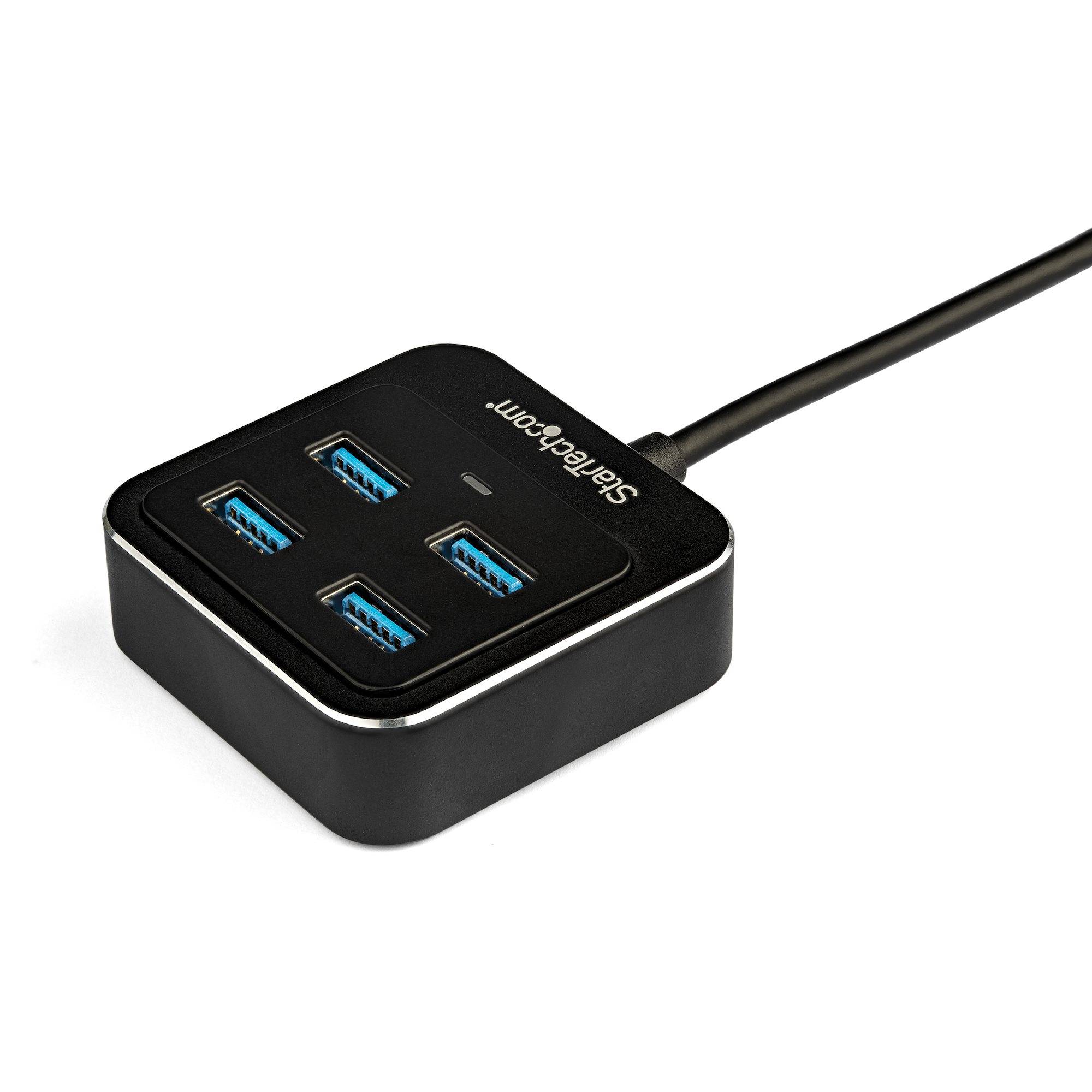 Rca Informatique - image du produit : 4-PORT USB-C HUB USB 3.1 GEN 2 (10 GBPS) - 4X USB-A PORTS