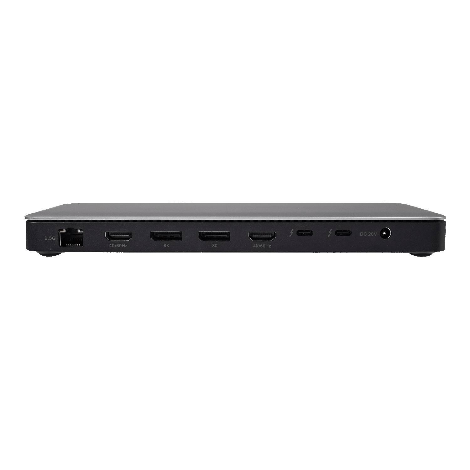 Rca Informatique - image du produit : THUNDERBOLT 4 DOCKING STATION HDMI 2.0 DP1.4 ALT MODE 96W PD