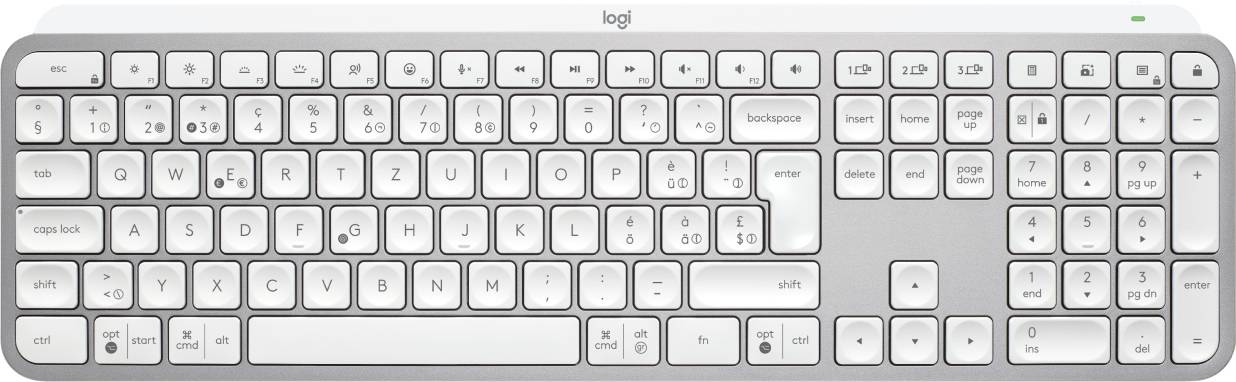 Rca Informatique - Image du produit : MX KEYS S - PALE GREY - CH - BT - N/A - CENTRAL-419