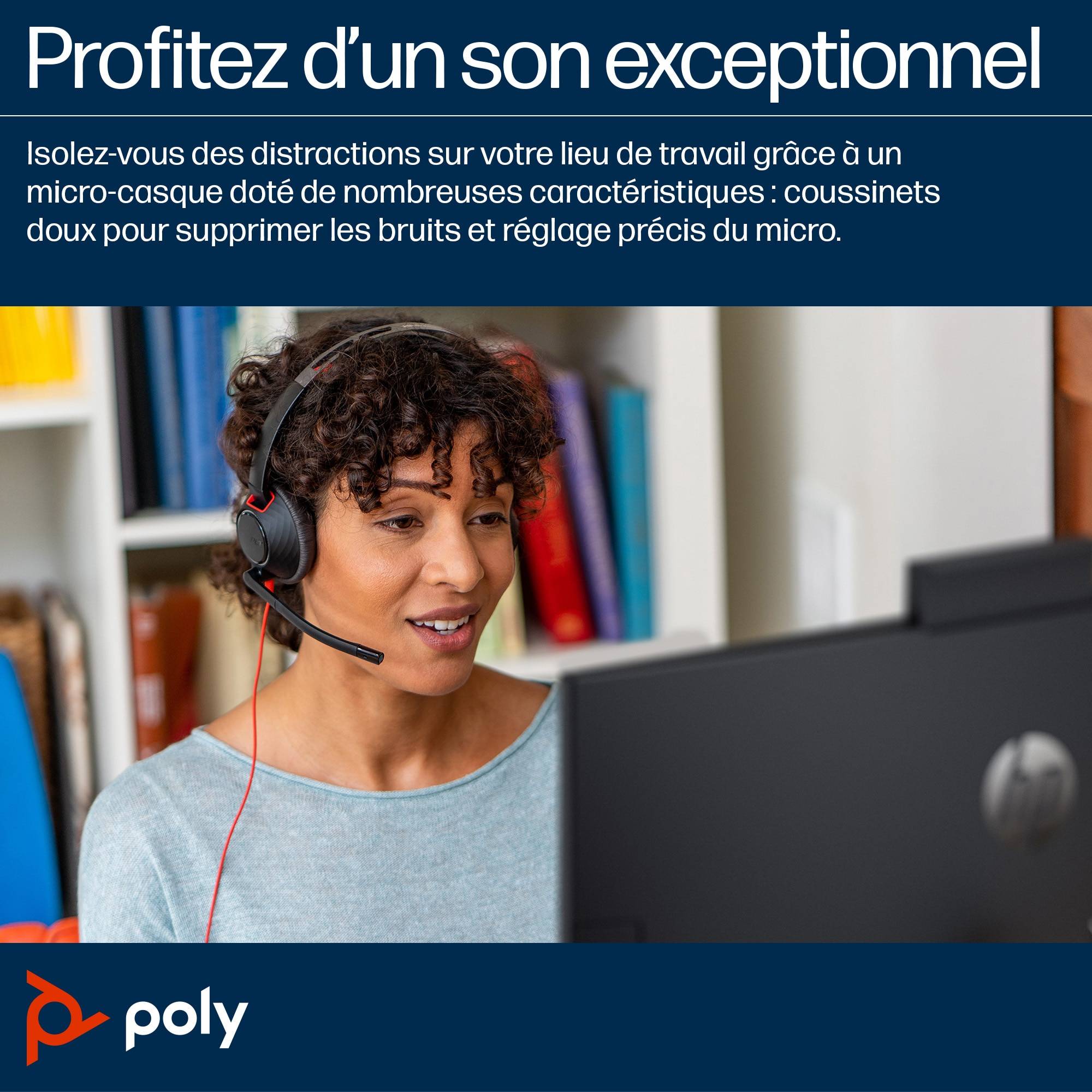 Rca Informatique - image du produit : POLY BW 5220 USB-C HS +USB-C/A (BULK)