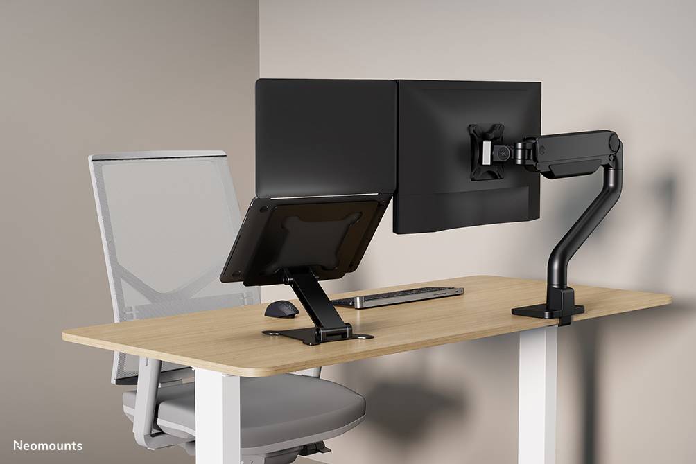 Rca Informatique - image du produit : NOTEBOOK DESK STAND ERGONOMIC PORTABLE HEIGHT ADJUST BLACK