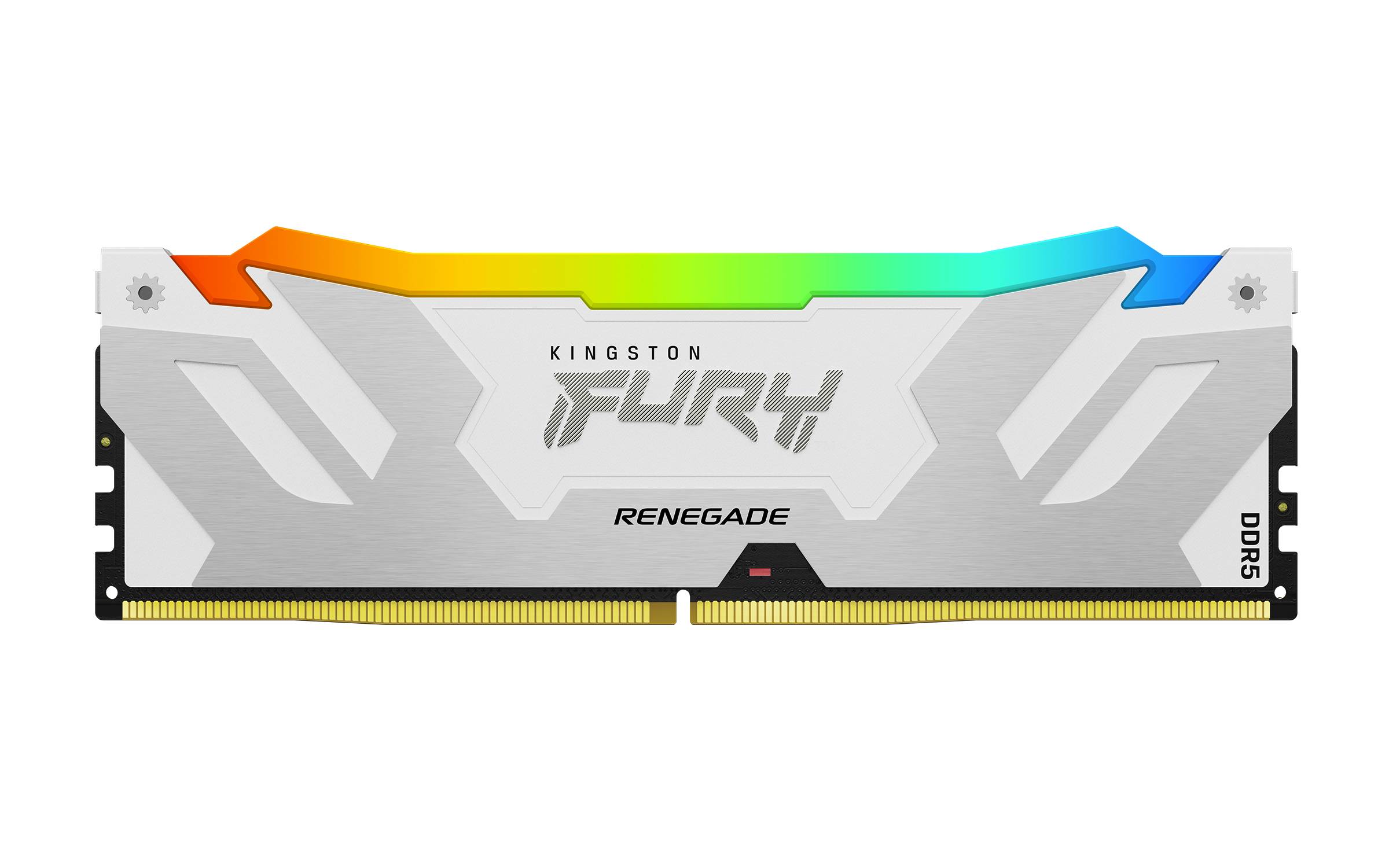 Rca Informatique - image du produit : 32GB DDR5-6400MT/S CL32 DIMM (KIT OF 2)RENEGADE RGB WHITE XMP