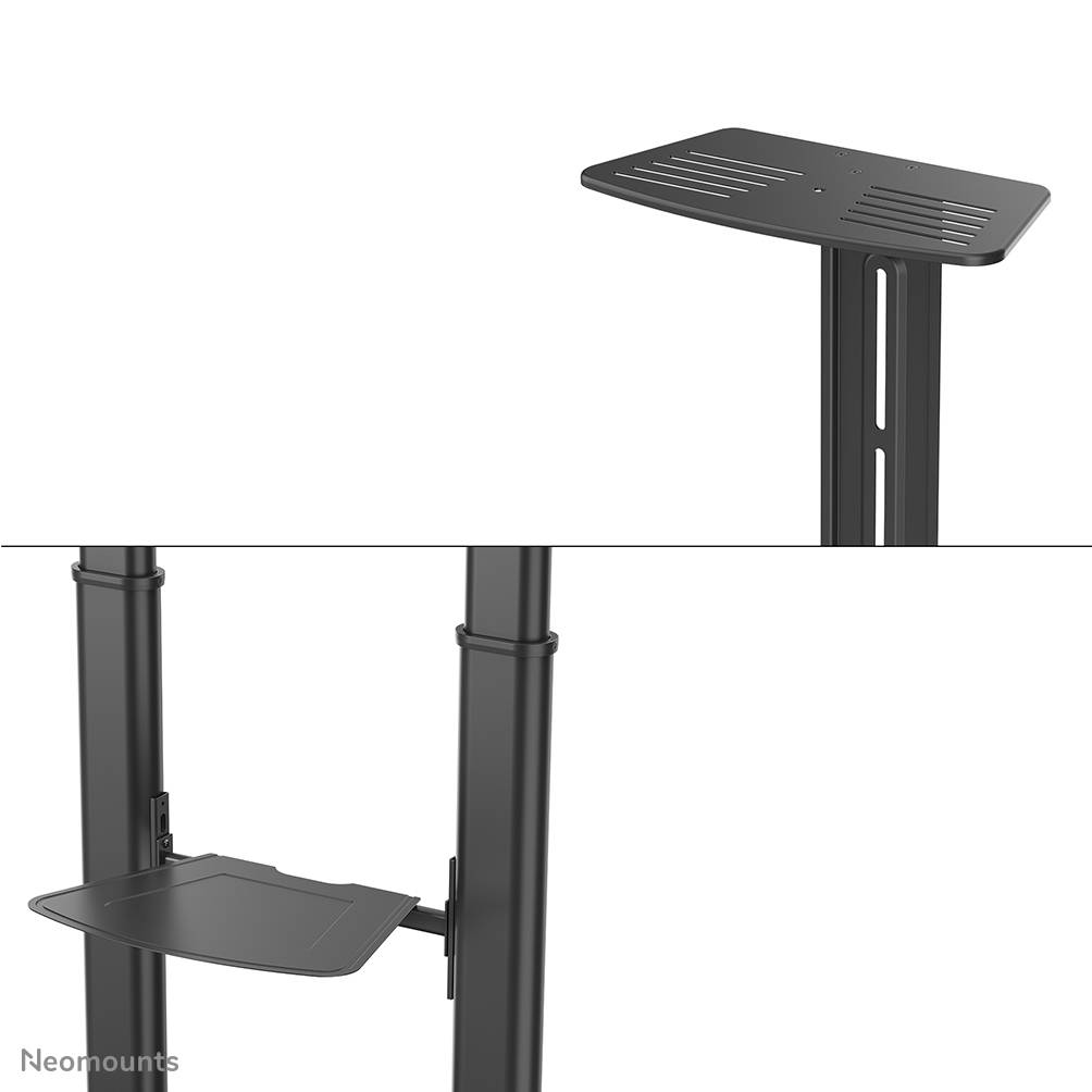 Rca Informatique - image du produit : MOBILE FLAT SCREEN STAND HEIGHT 128-160 CM 60-100IN