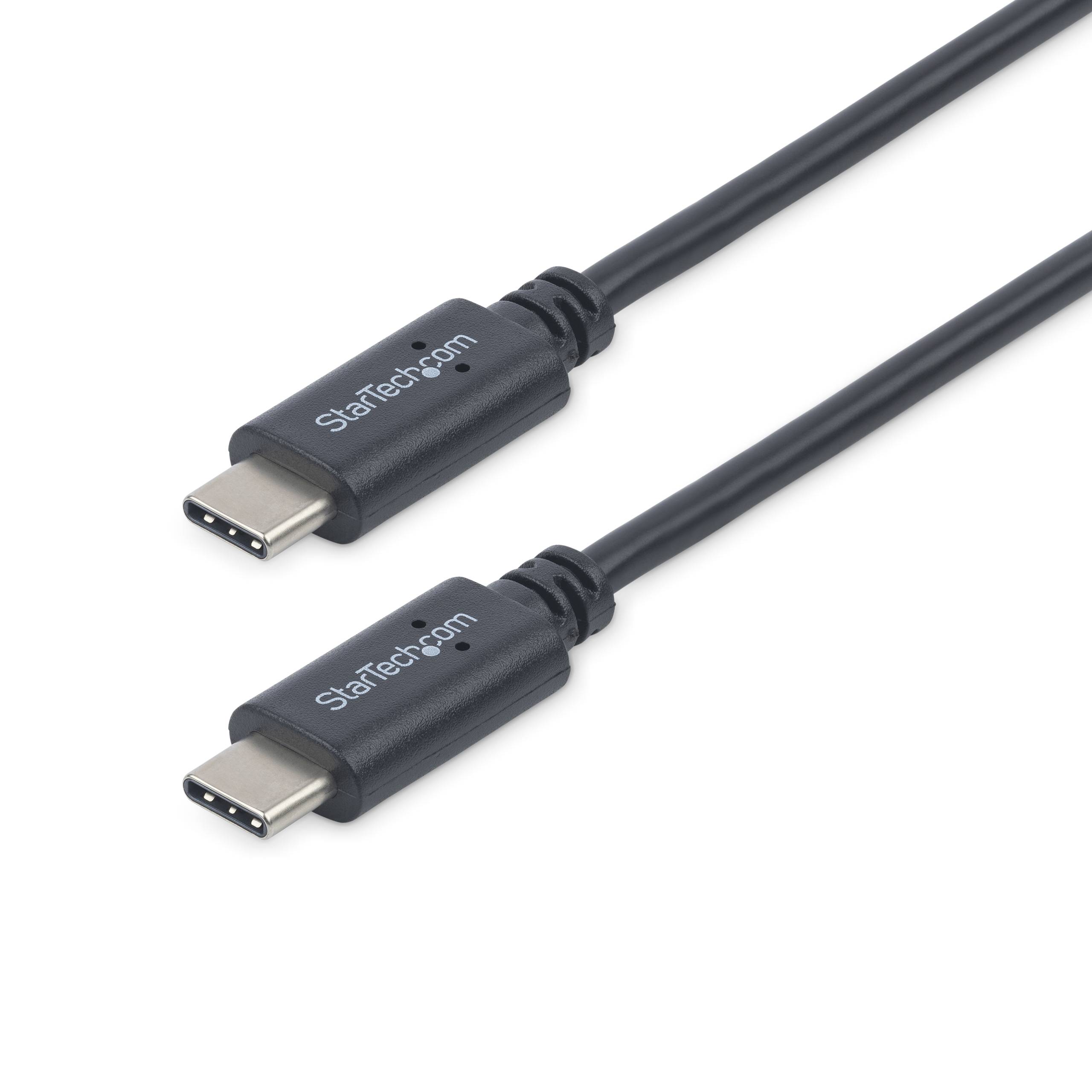 Rca Informatique - image du produit : CBLE USB 2.0 USB-C VERS USB-C DE 1 M - M/M - NOIR