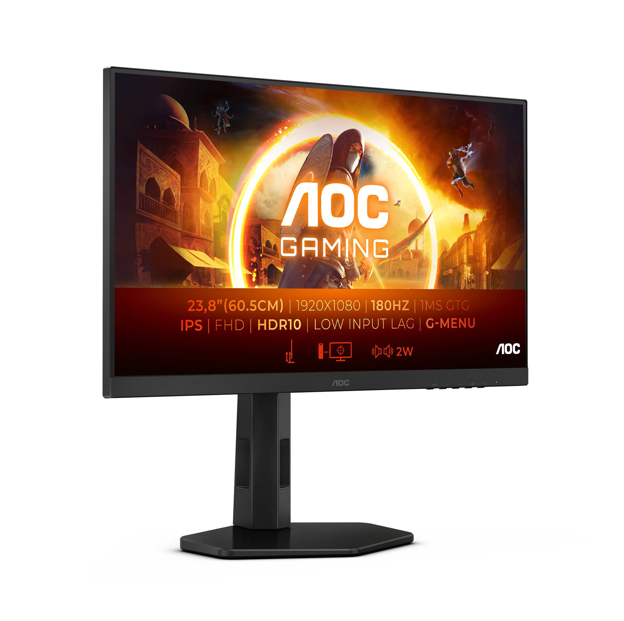 Rca Informatique - image du produit : 23.8 IPS 1920X1080 180HZ 1MS GTG HDR10 ADAPTIVE SYNC 2HDMIDIS