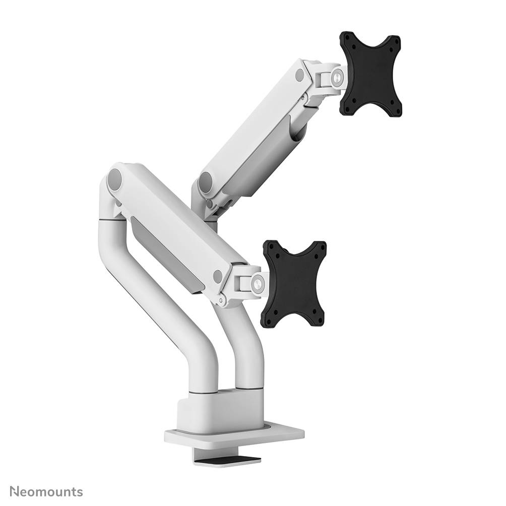 Rca Informatique - image du produit : NEOMOUNTS SELECT DESK MOUNT DOUBLE DISPLAY (TOPFIX CLAMP/GRO