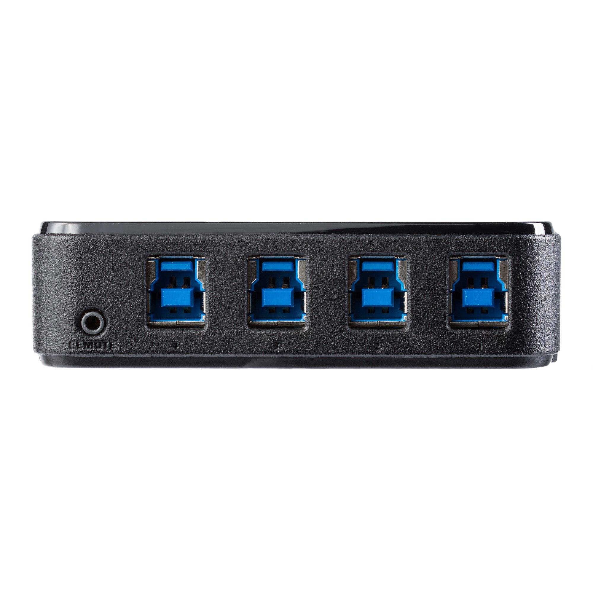 Rca Informatique - image du produit : 4X4 USB 3.0 PERIPHERAL SHARING SWITCH - FOR MAC / WINDOWS/LINUX