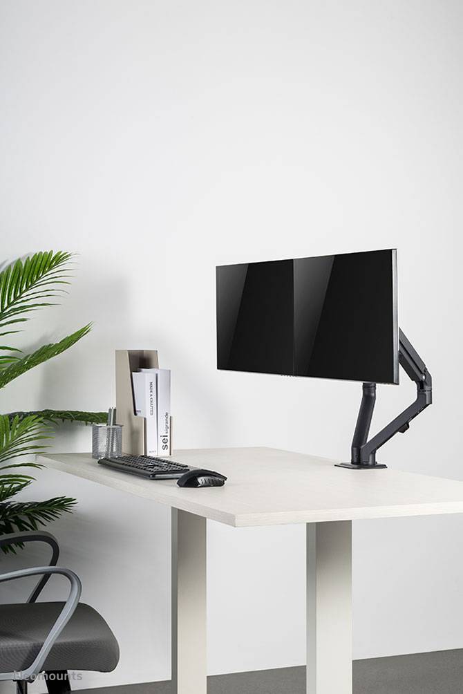 Rca Informatique - image du produit : NEWSTAR FLAT SCREEN DESK MOUNT (STAND/GROMMET)