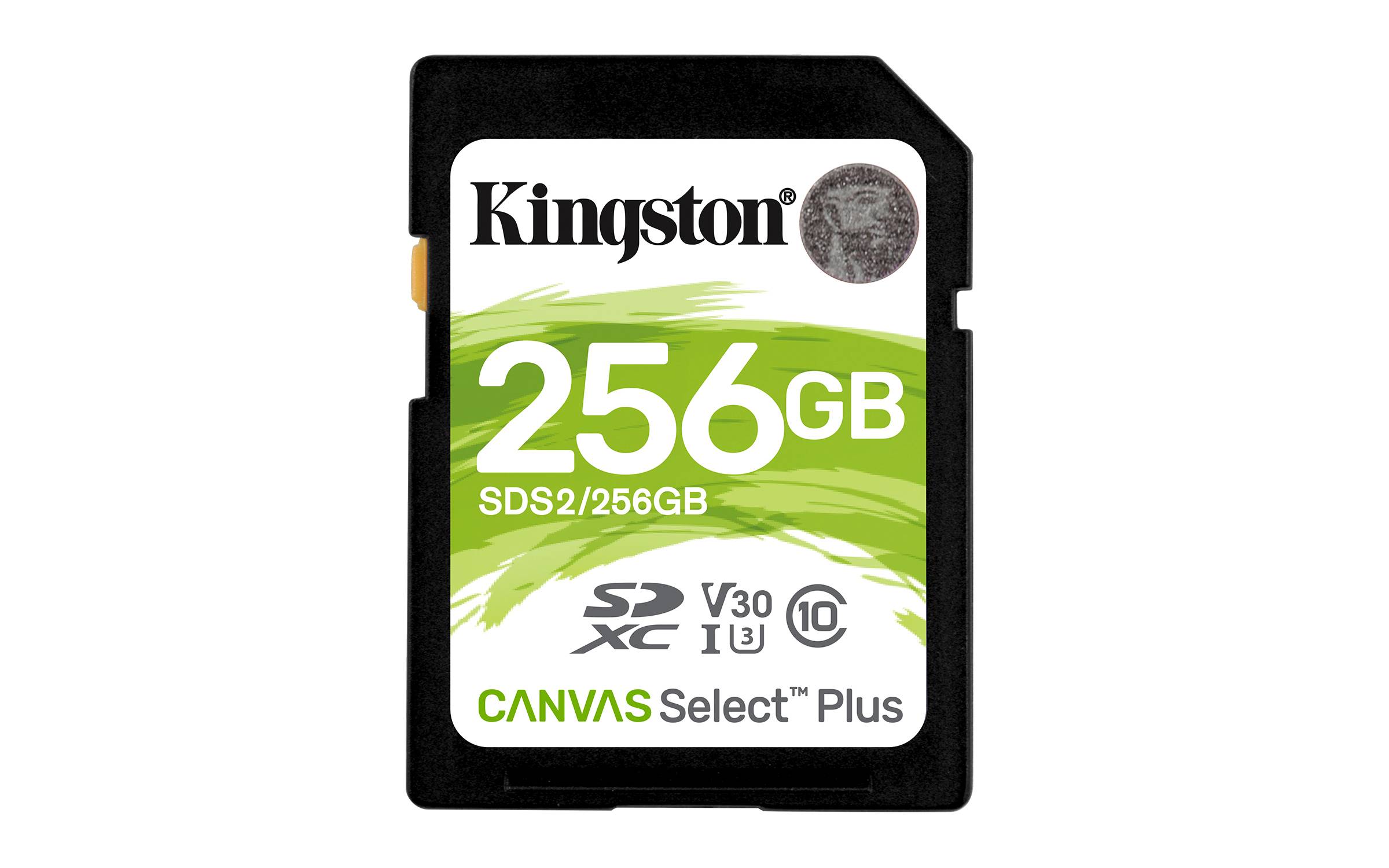 Rca Informatique - image du produit : 256GB SDXC CANVAS SELECT PLUS 100R C10 UHS-I U3 V30