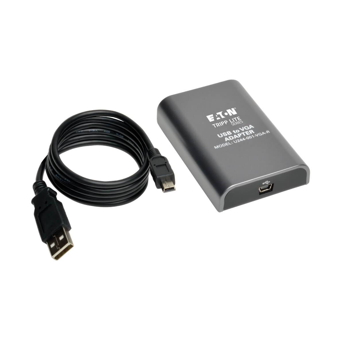 Rca Informatique - image du produit : USB 2.0 TO VGA DUAL MONITOR