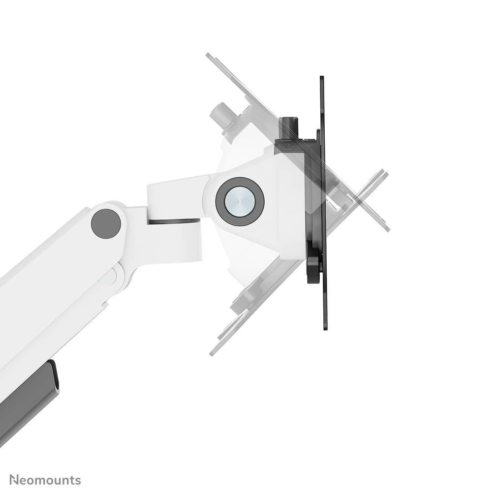 Rca Informatique - image du produit : NEXT SLIM DESK MOUNT SINGLE DISPLAY TOPFIX CLAMP/GROMM WHITE