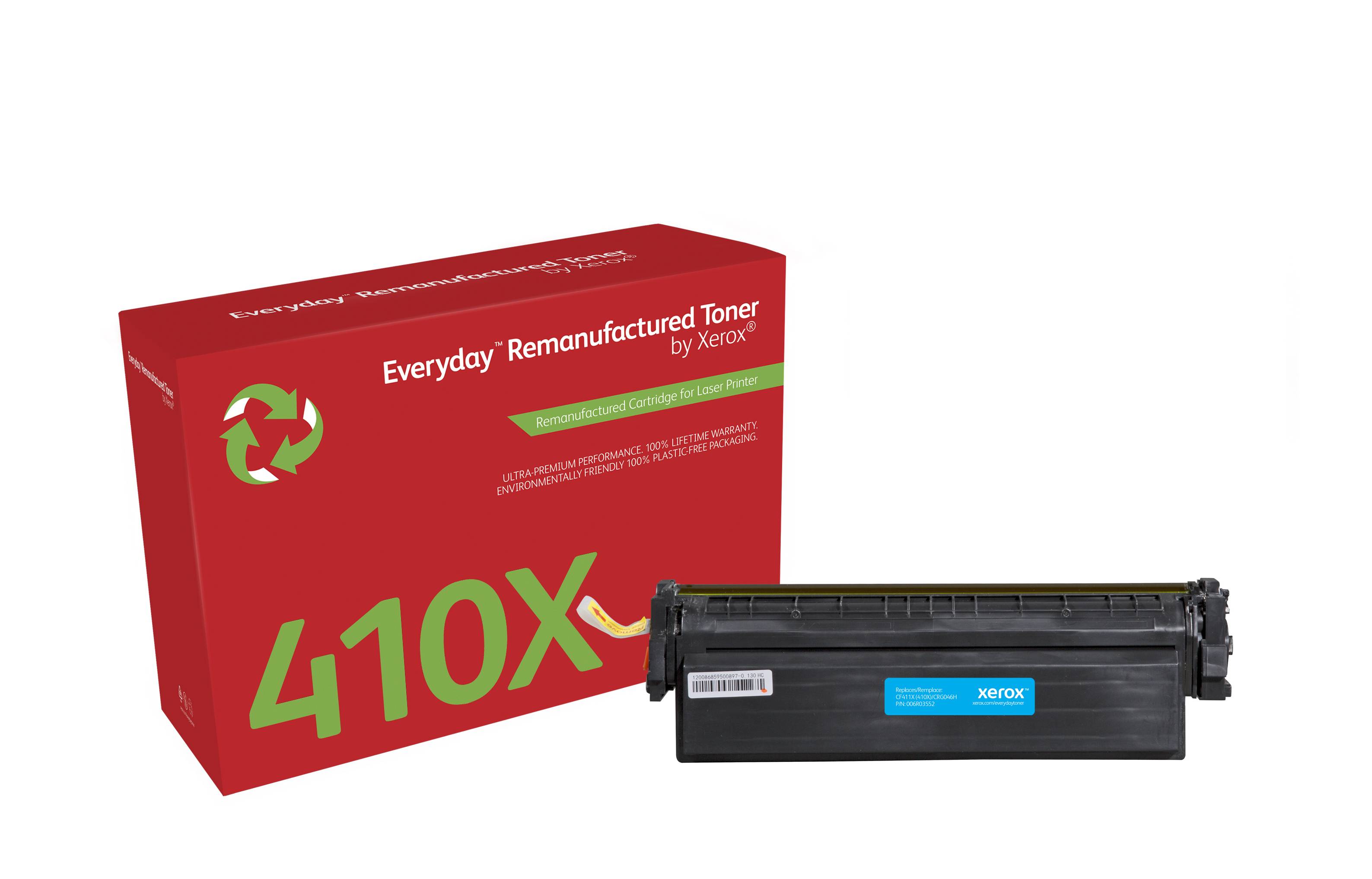 Rca Informatique - Image du produit : HIGH CYAN TONER HP 410X OEM CF411X M377 M452 M477