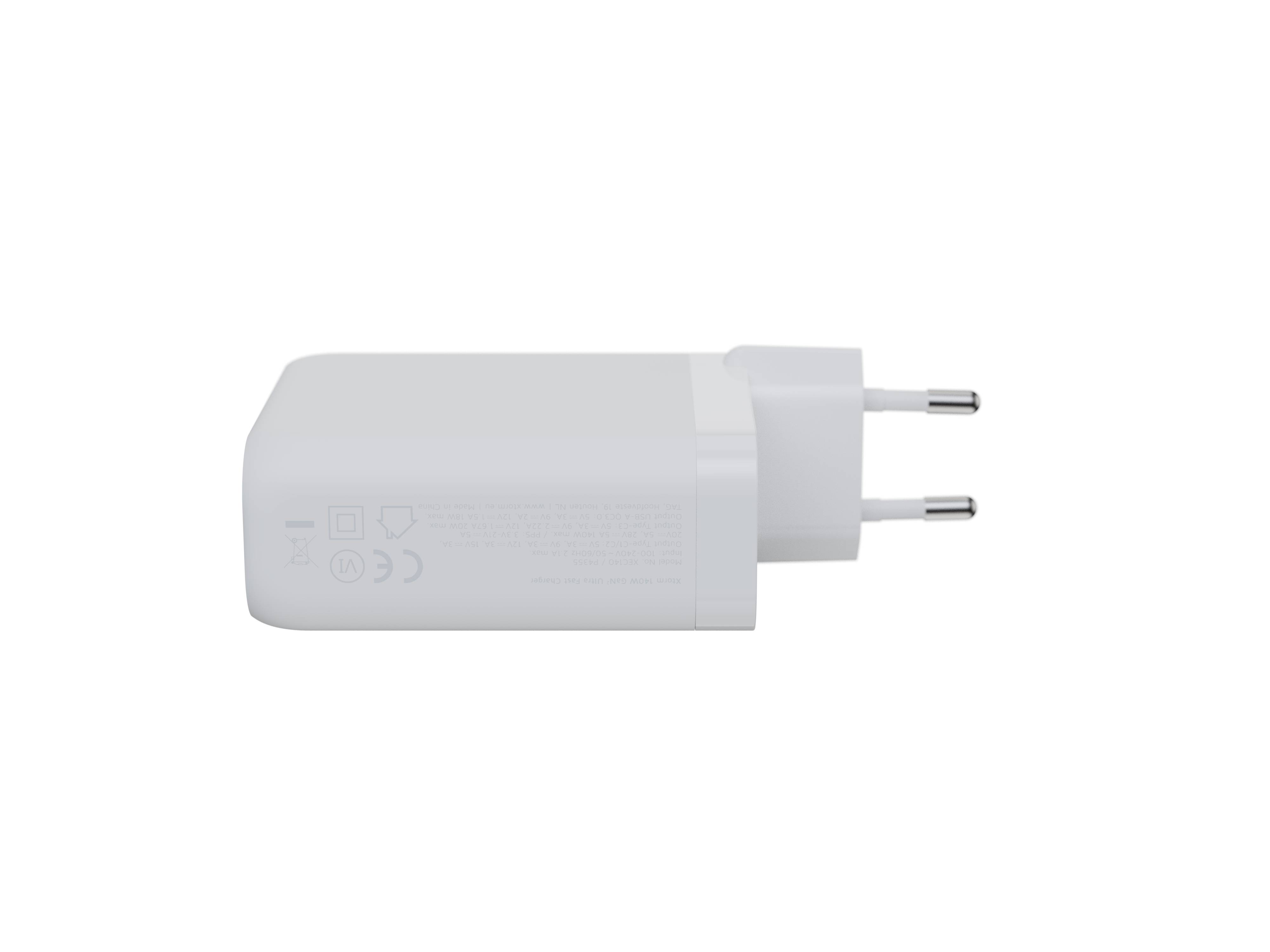 Rca Informatique - image du produit : WALL CHARGER GAN2 140W XTORM - WHITE