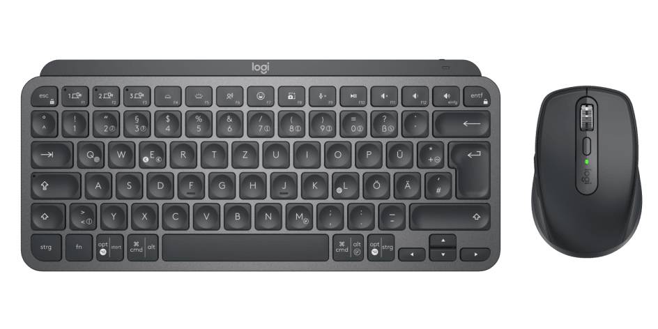 Rca Informatique - Image du produit : MX KEYS MINI COMBO FOR BUSINESS - GRAPHITE - DEU - CENTRAL