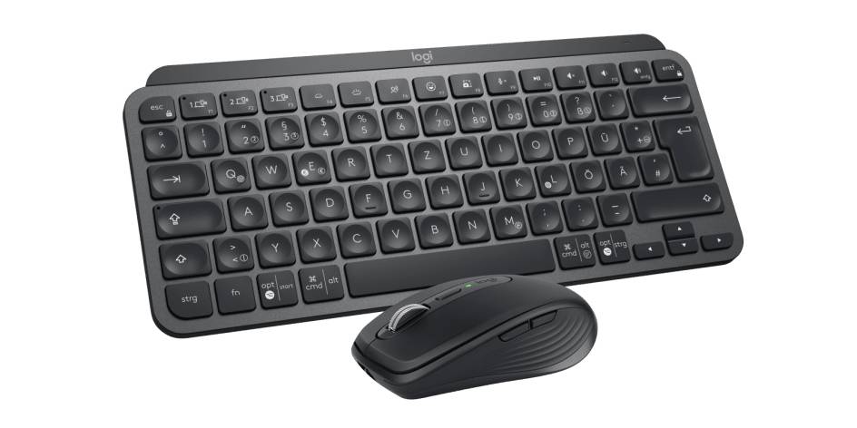 Rca Informatique - image du produit : MX KEYS MINI COMBO FOR BUSINESS - GRAPHITE - DEU - CENTRAL