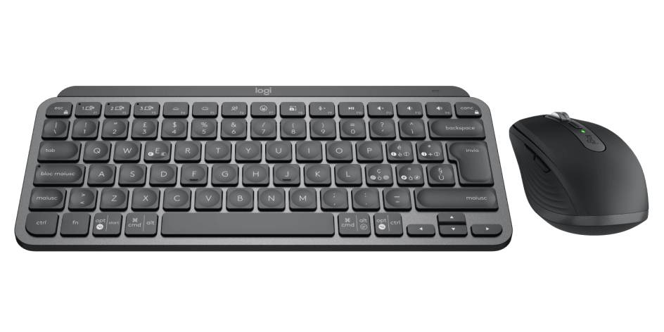 Rca Informatique - image du produit : MX KEYS MINI COMBO FOR BUSINESS - GRAPHITE - ITA - MEDITER