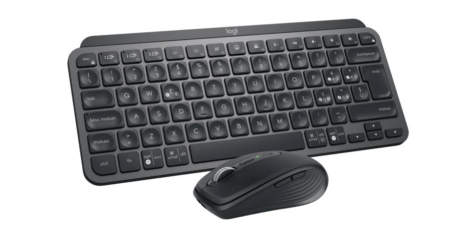 Rca Informatique - image du produit : MX KEYS MINI COMBO FOR BUSINESS - GRAPHITE - ITA - MEDITER