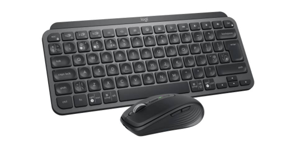 Rca Informatique - image du produit : MX KEYS MINI COMBO FOR BUSINESS - GRAPHITE - UK - INTNL