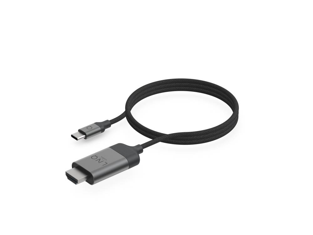 Rca Informatique - image du produit : USB-C TO HDMI 4K 2M CABLE LINQ - GREY