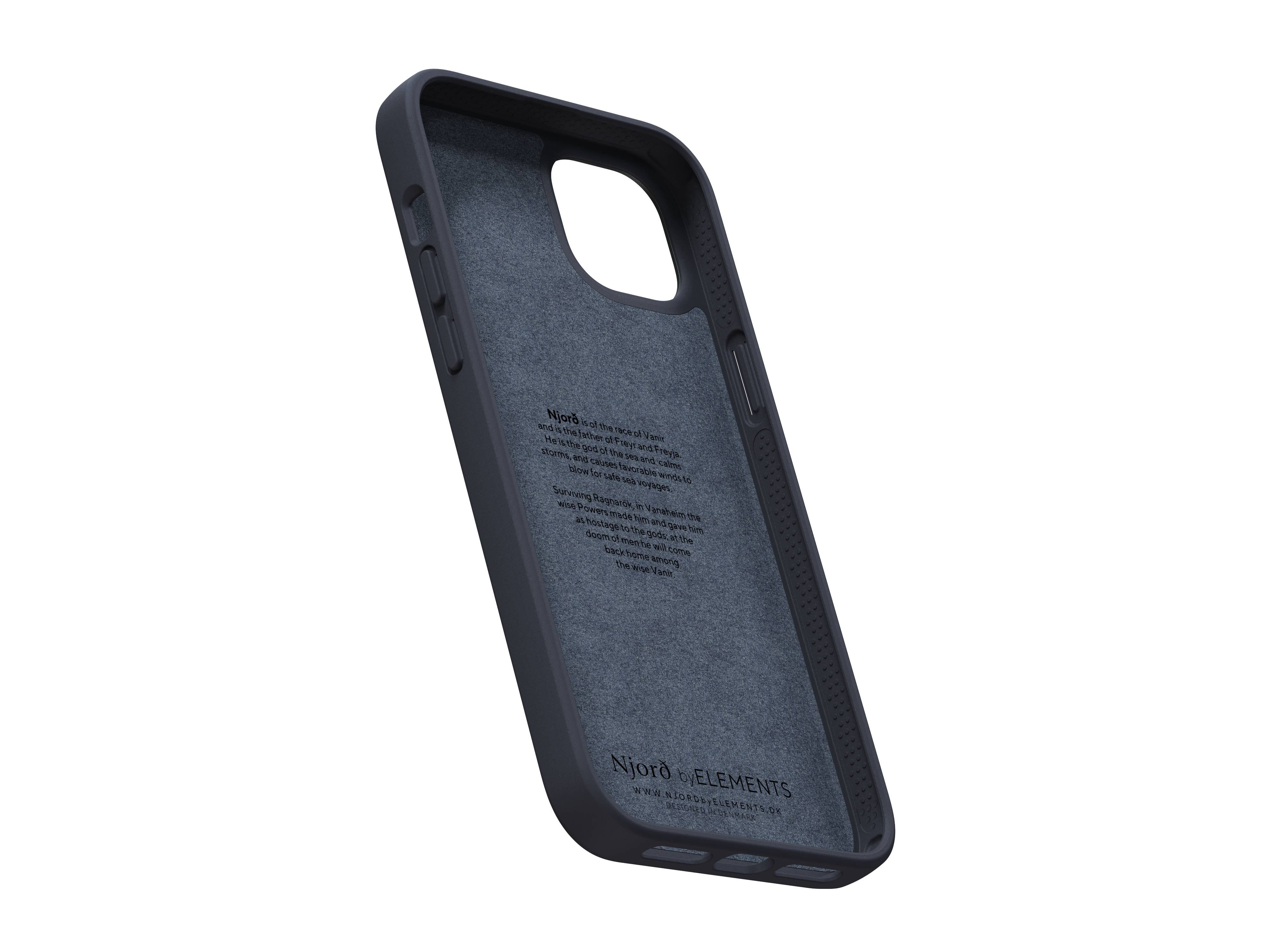 Rca Informatique - image du produit : IPHONE 14 PLUS CASE NJORD - GENUINE LEATHER BLACK