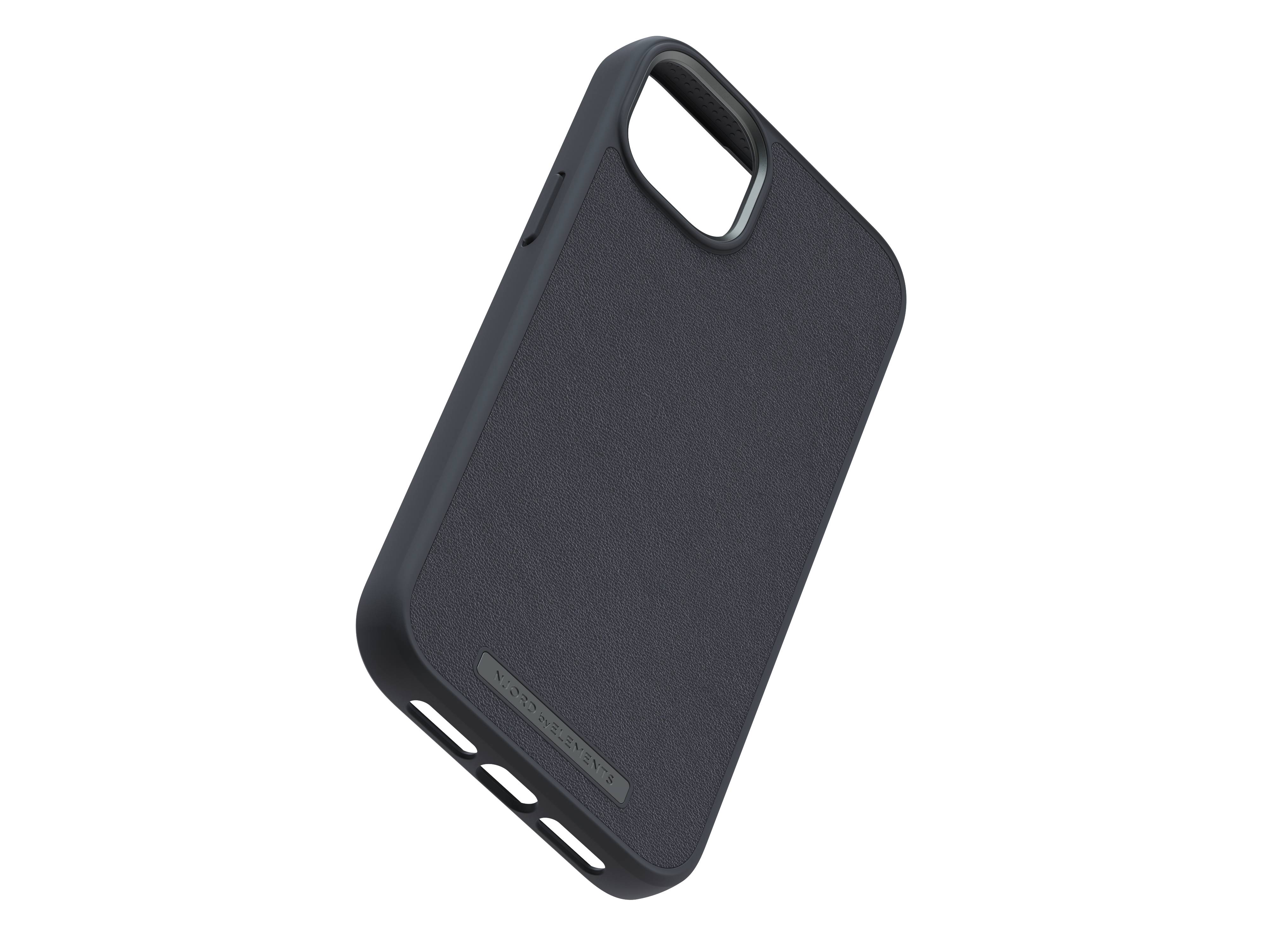 Rca Informatique - image du produit : IPHONE 14 PLUS CASE NJORD - GENUINE LEATHER BLACK