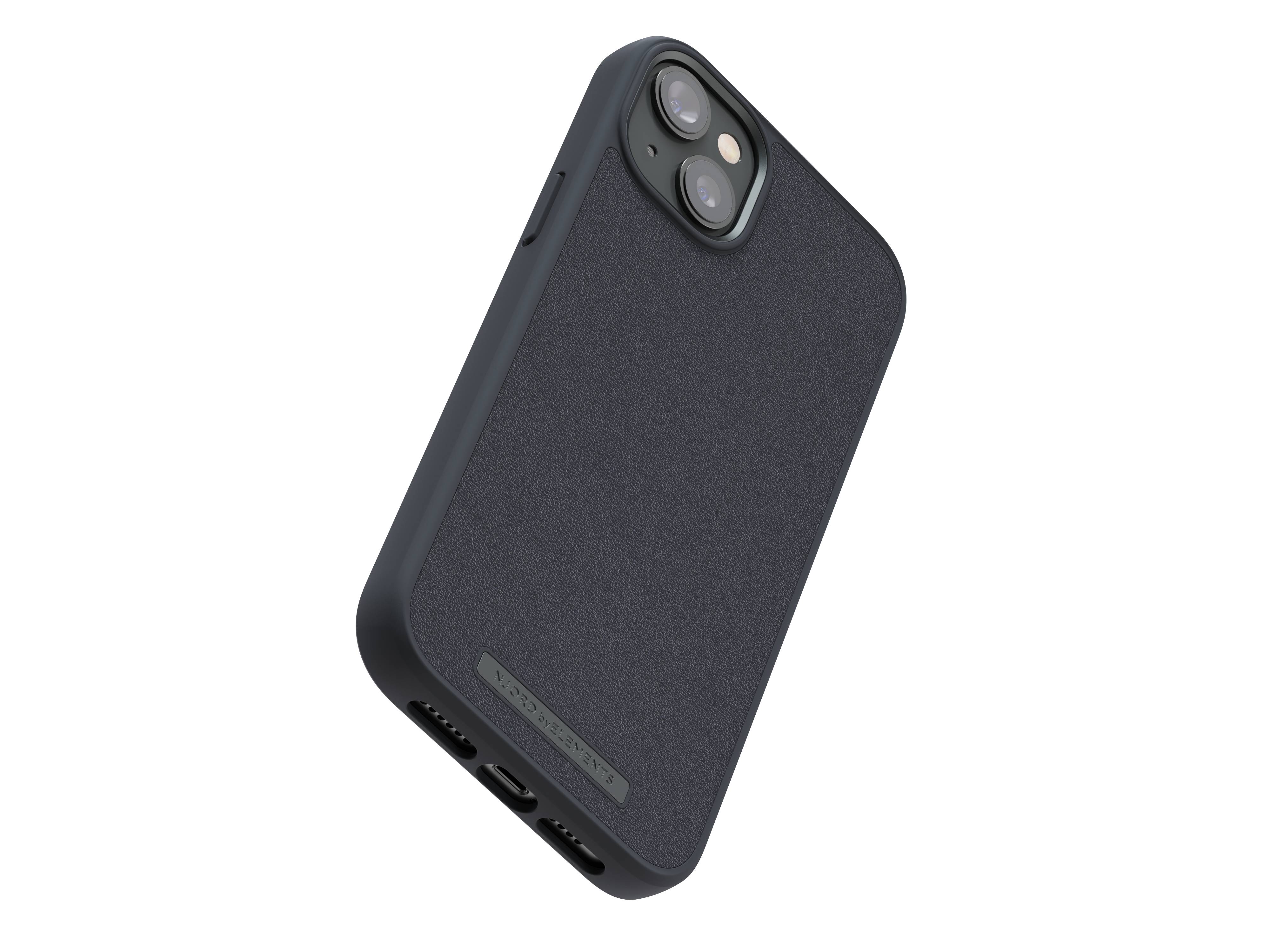 Rca Informatique - image du produit : IPHONE 14 PLUS CASE NJORD - GENUINE LEATHER BLACK